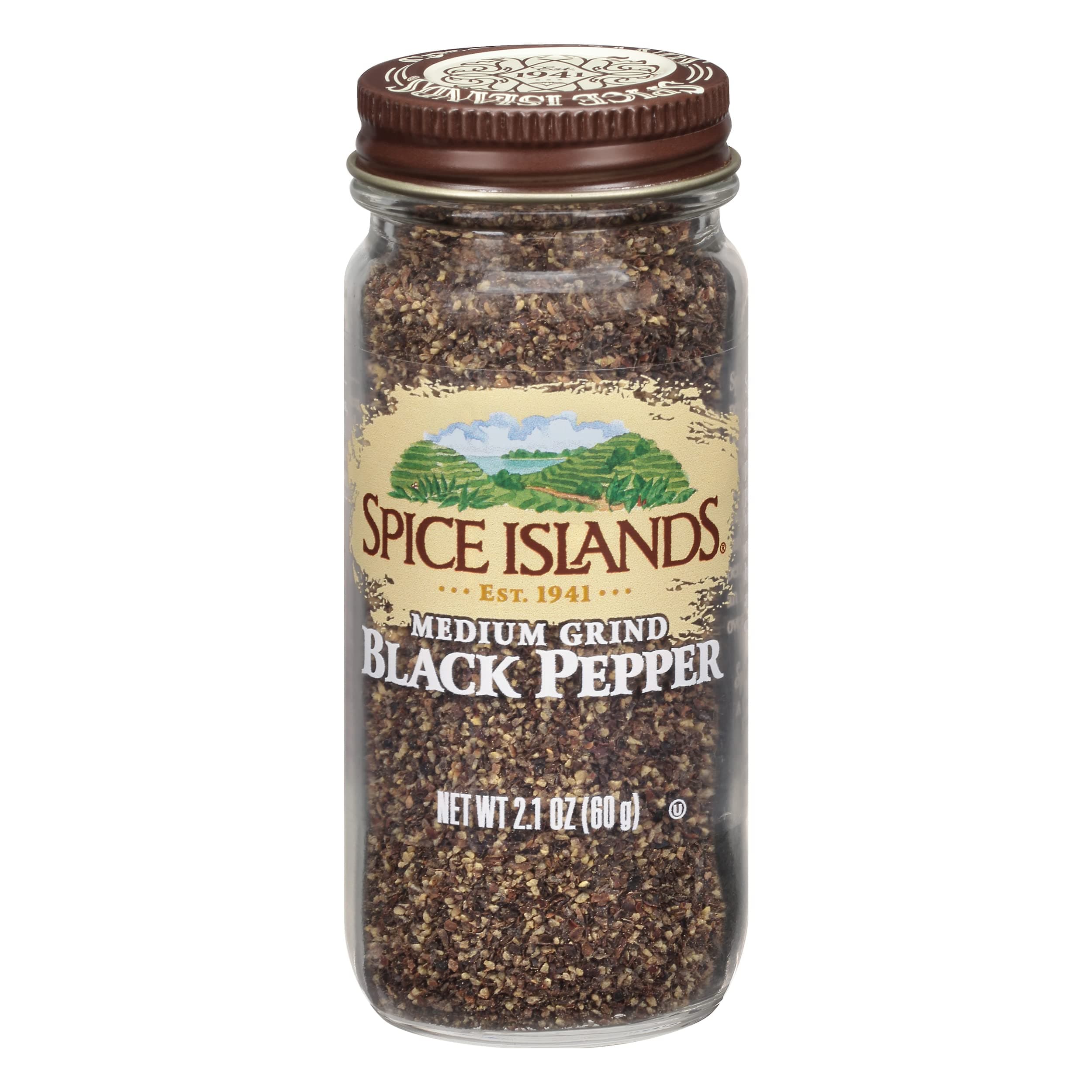 Spice Islands Medium Grind Black Pepper, 2.1 Ounce