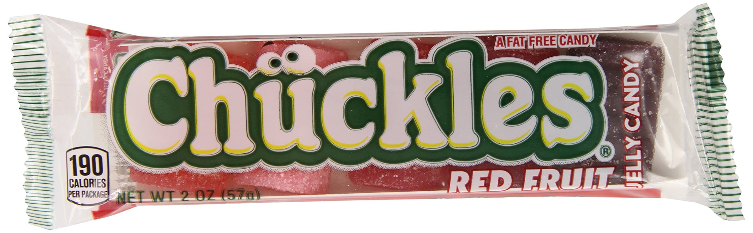Chuckles Jelly Candy, 2 Ounce Bar, 24 Pack