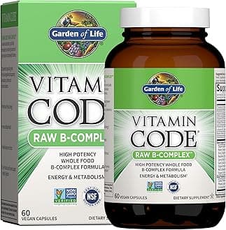 Garden of Life Raw B Complex Vitamin Code Caps - 60 Vegan Capsules