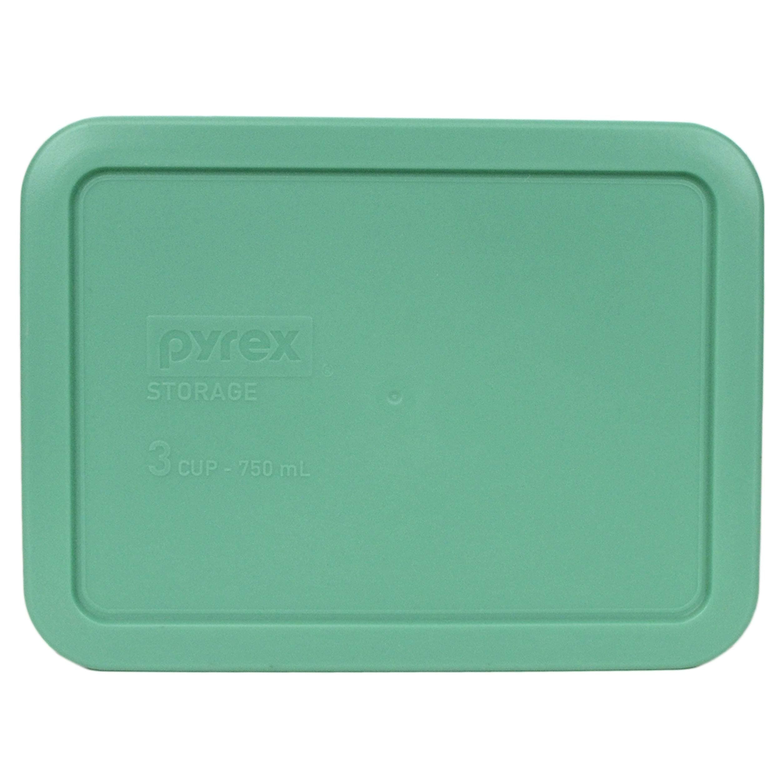 Pyrex 7210-PC 3 Cup Light Green Food Storage Replacement Lid - Made in USA