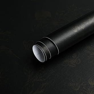 TimeetPeel and Stick Wallpaper Black 44x1000cm Sticky Back Plastic Paper Golden Botanical Butterfly Fruits Print Pattern Removable Self Adhesive Wallpaper Waterproof Vinyl Film for Living RoomGlobal Recycled StandardGlobal Recycled StandardGlobal Recycled Standard