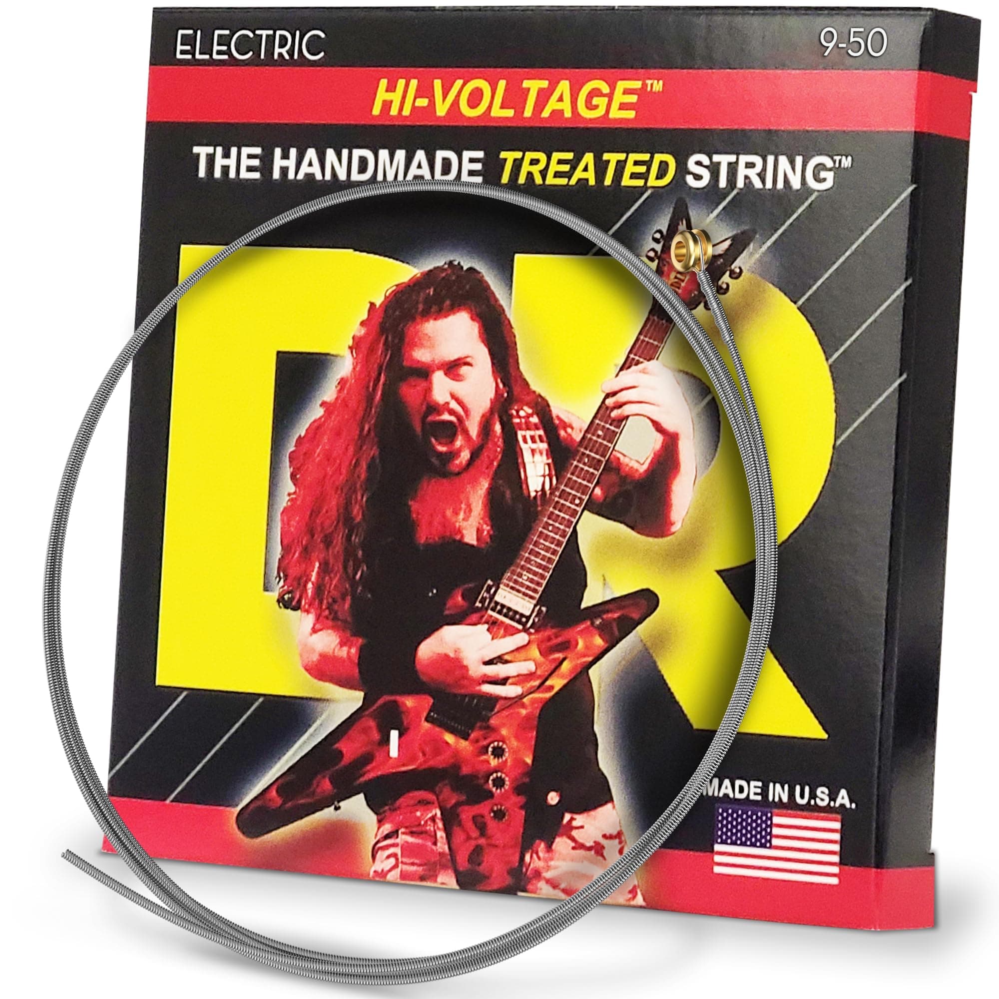 DR Strings DBG-9/50 Hi-Voltage Dimebag Darrell Signature Electric Guitar Strings - .009-.050