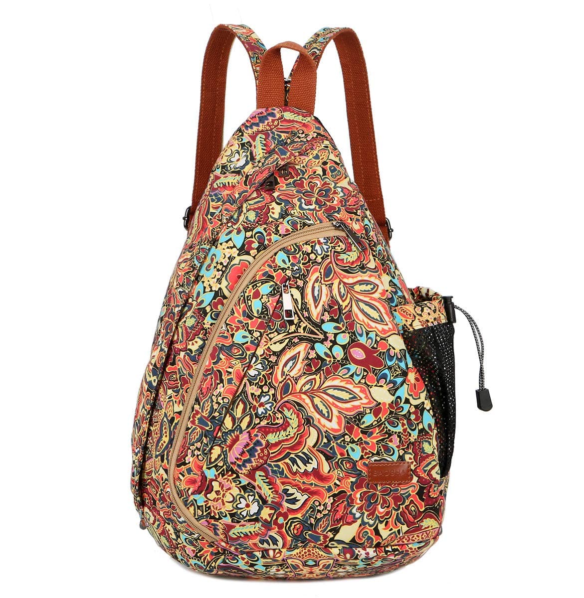 BaoshaXB-04 Sling Bag Backpack Women's Shoulder Backpack Shoulder Bag Cross Bag Adjustable Shoulder Strap for Hiking, Cycling, Travel