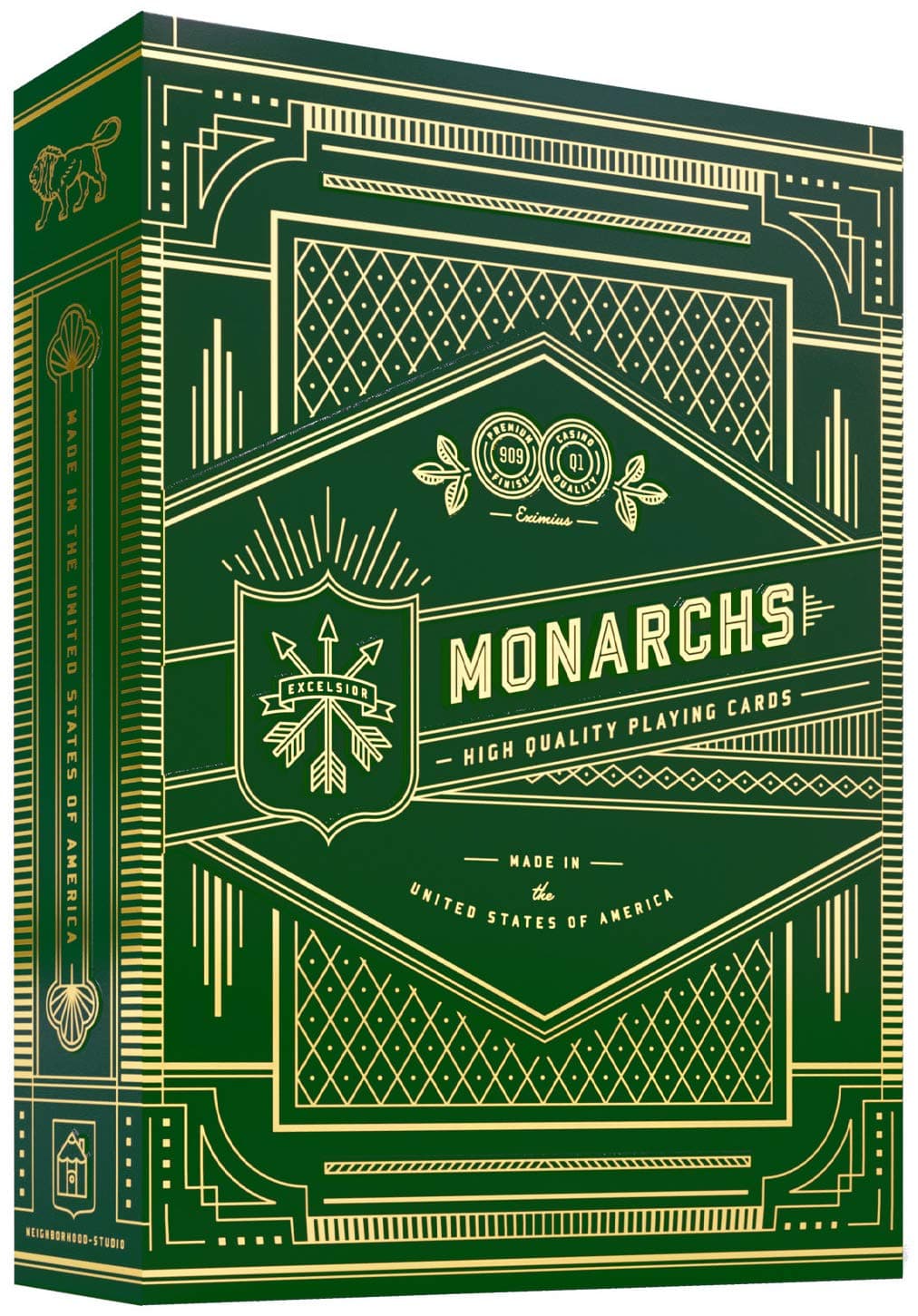 theory11 Monarch Playing Cards (Green)