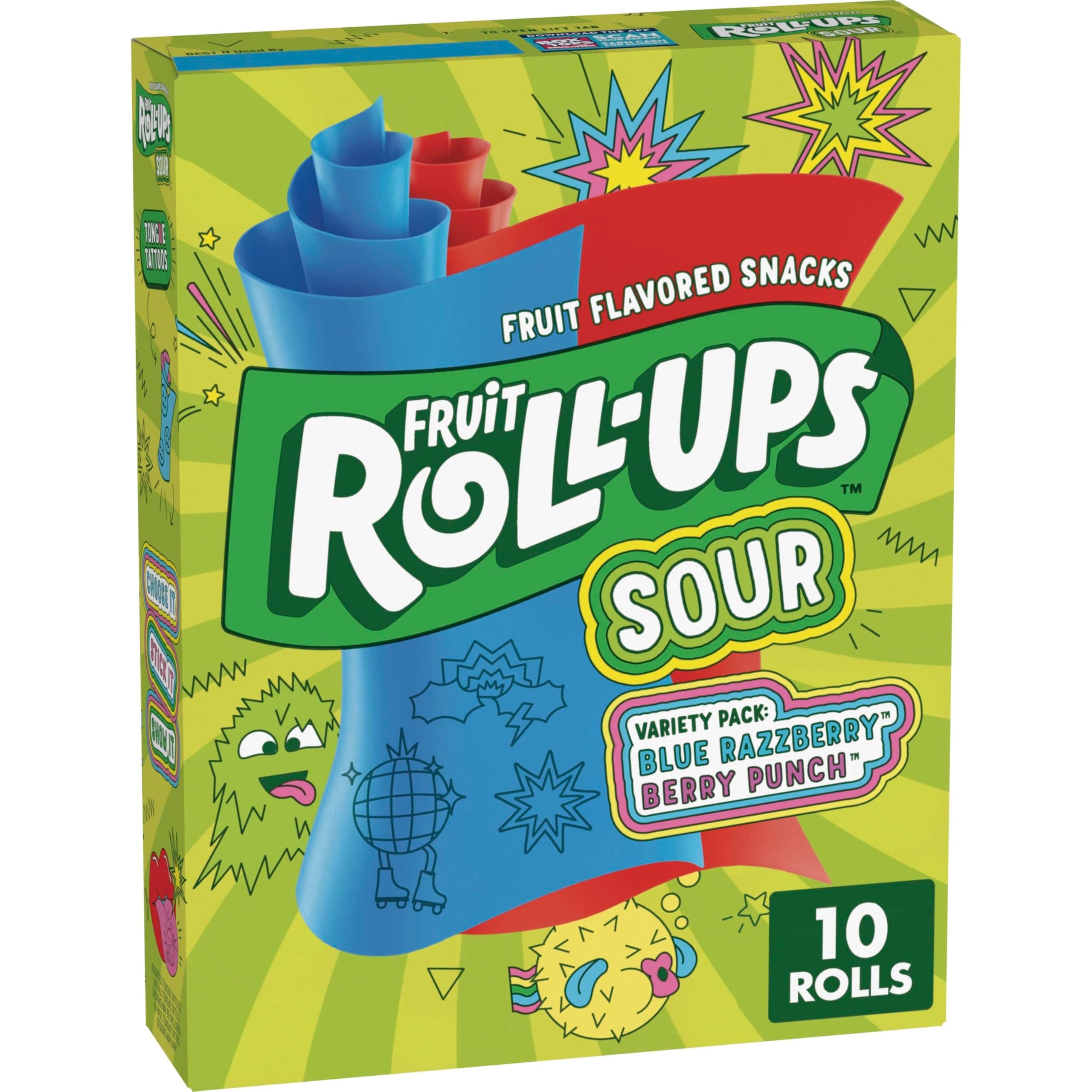 Betty Crocker Fruit Rollups Sour 142 ml
