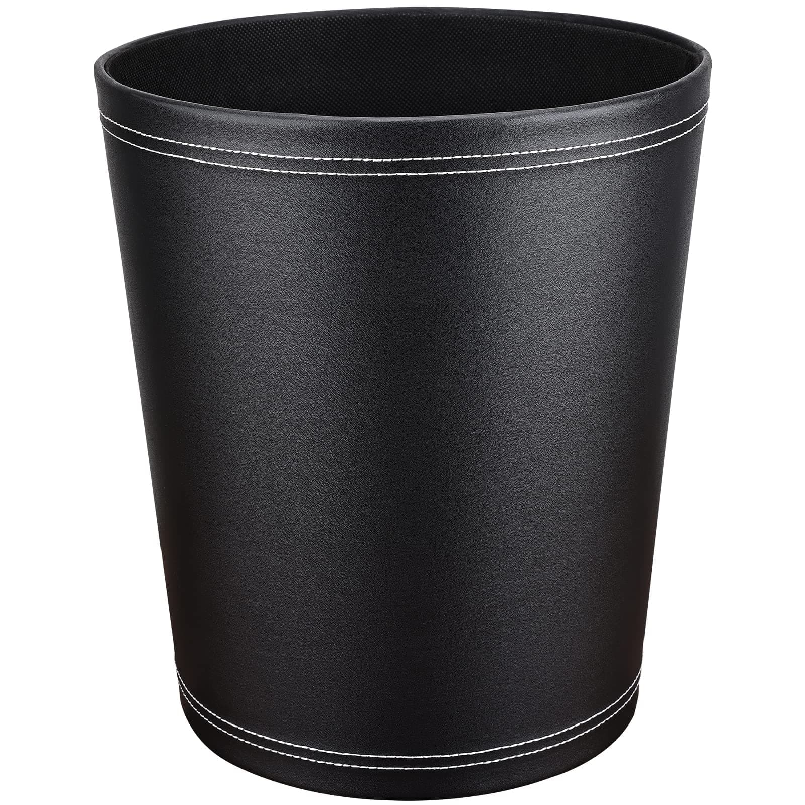 GORESE Office Trash Can - Trash Can Wastebasket,Garbage Container Bin for Storing and Holding Waste in Bathroom, Kitchen, Home Office, Craft Room(Black)