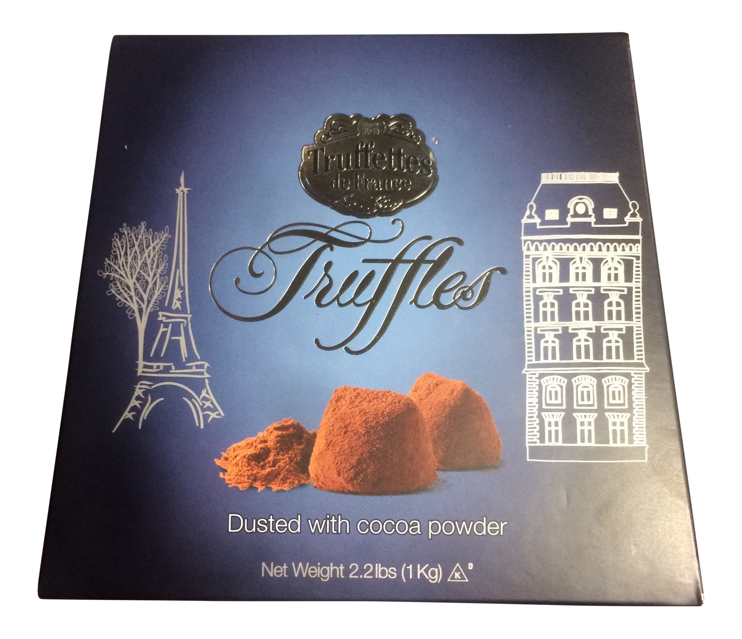 Truffettes de France Truffles - Dusted with Cocoa Powder (1-pack (2.2 pounds, 1 kg))