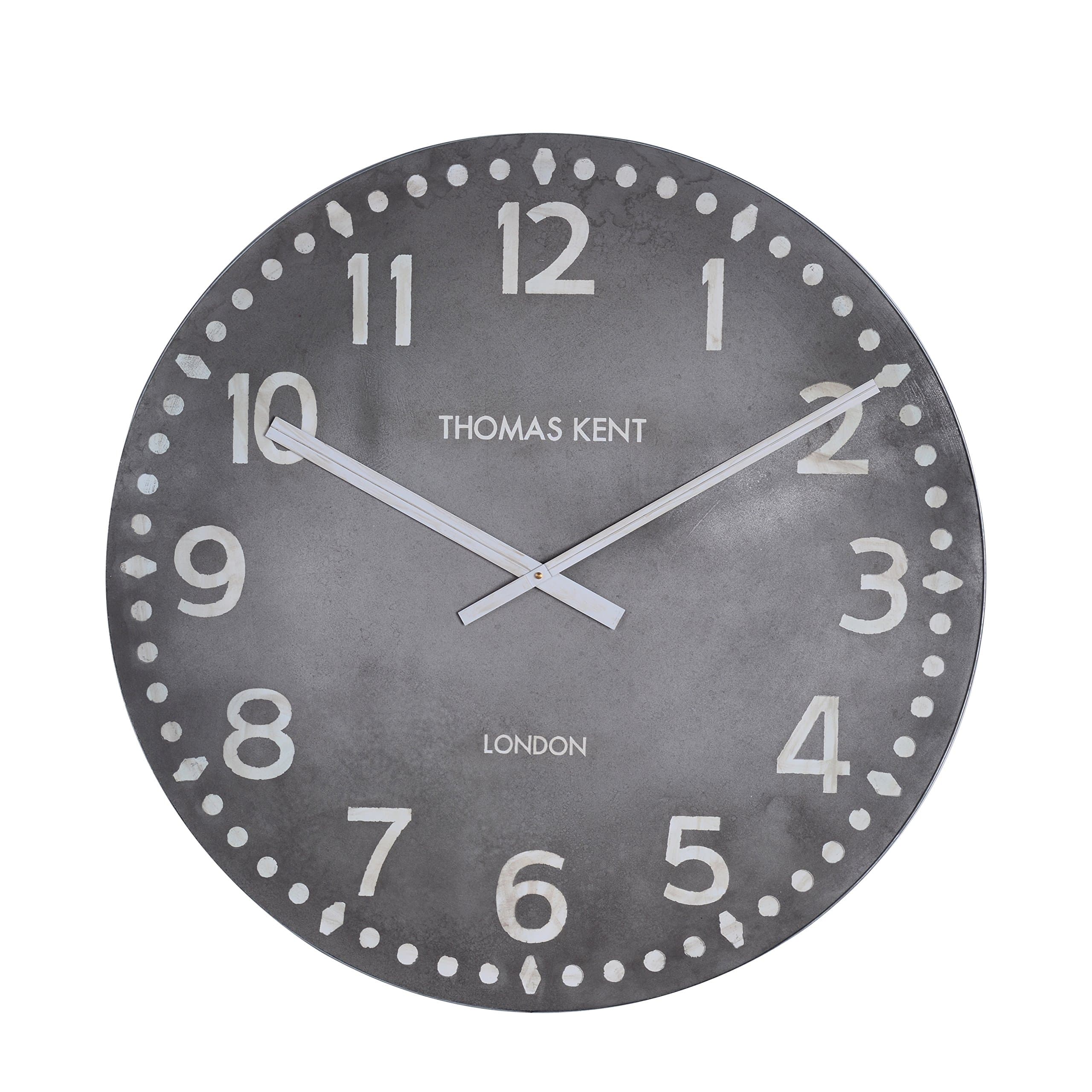 0816SNJAXPC Wall Clock, 30", Gray