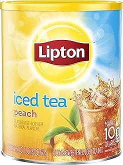Lipton Iced Tea Mix, Peach 10 qt