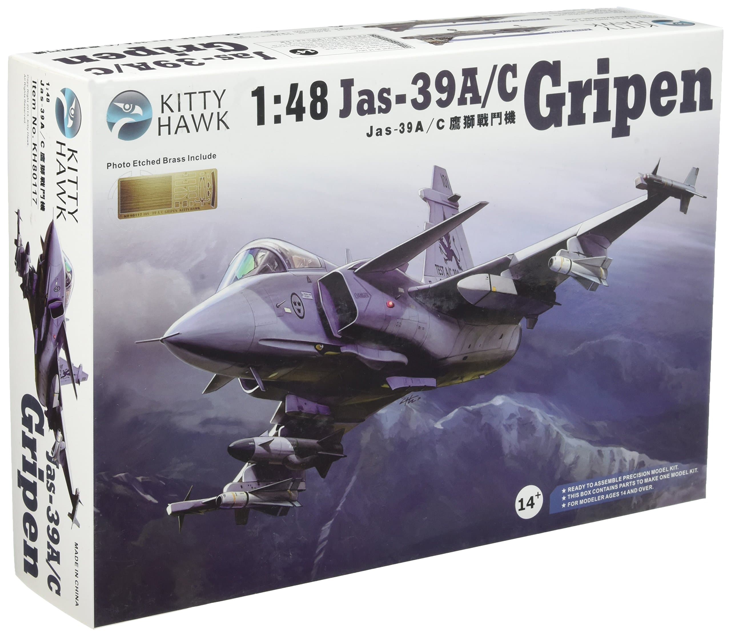 1/48 サーブ JAS39A/C グリペン KITKH80107