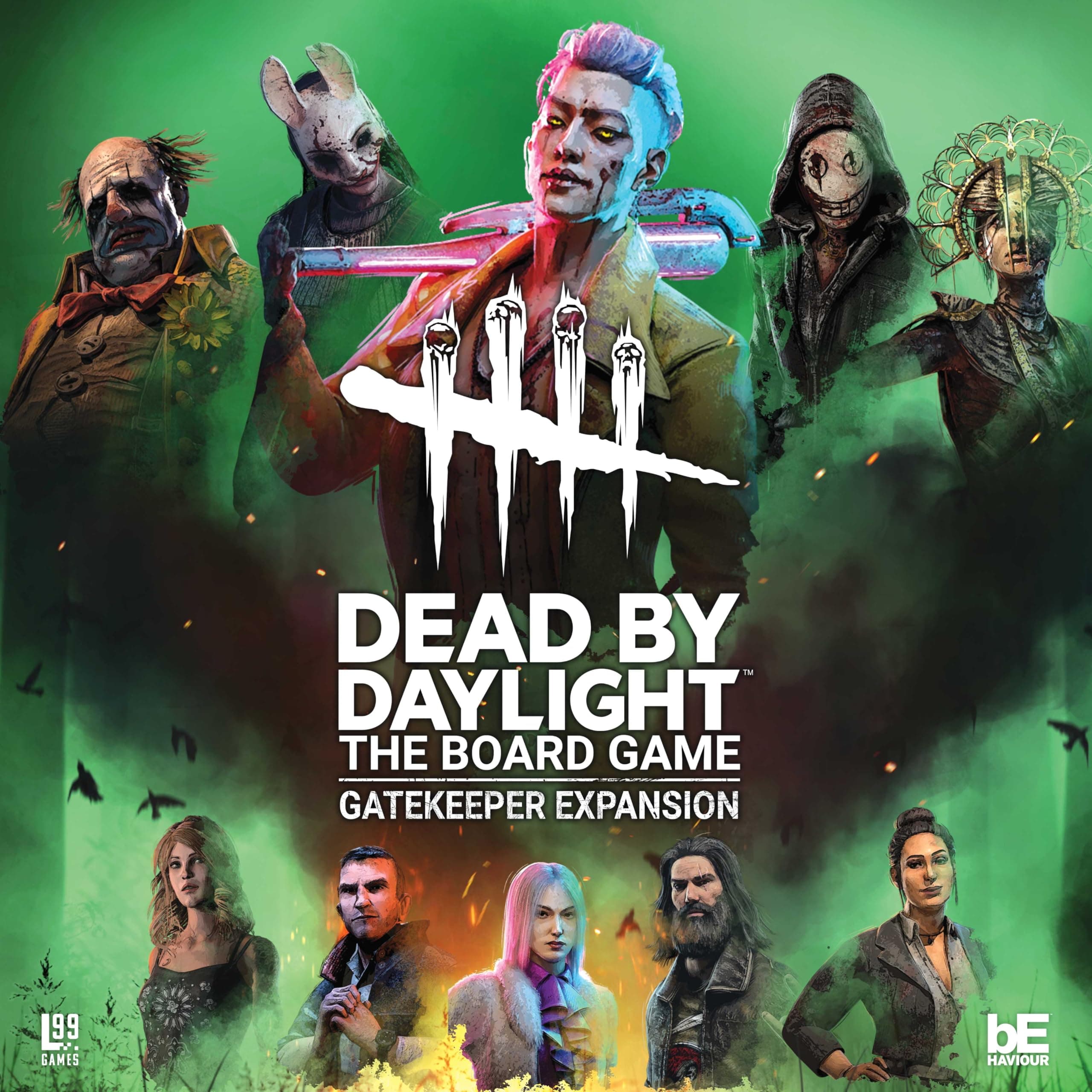 Level 99 Games Dead by Daylight: Gatekeeper Expansion – Horror Board Game, Strategy & Survival, Includes Miniatures