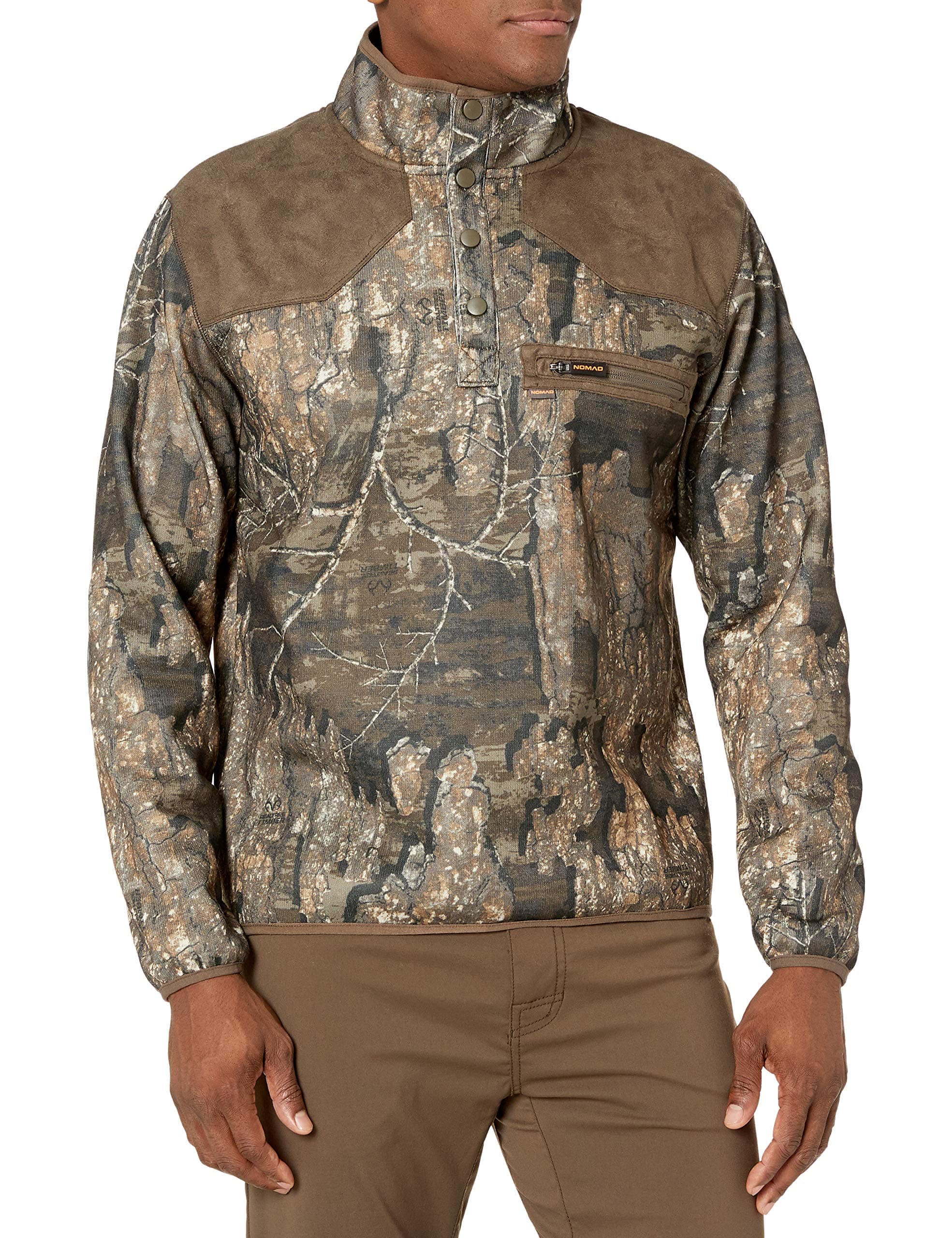 Nomad Men's Standard Slaysman Camo Pop Over | Pullover with Scent Suppression & Water Resistance
