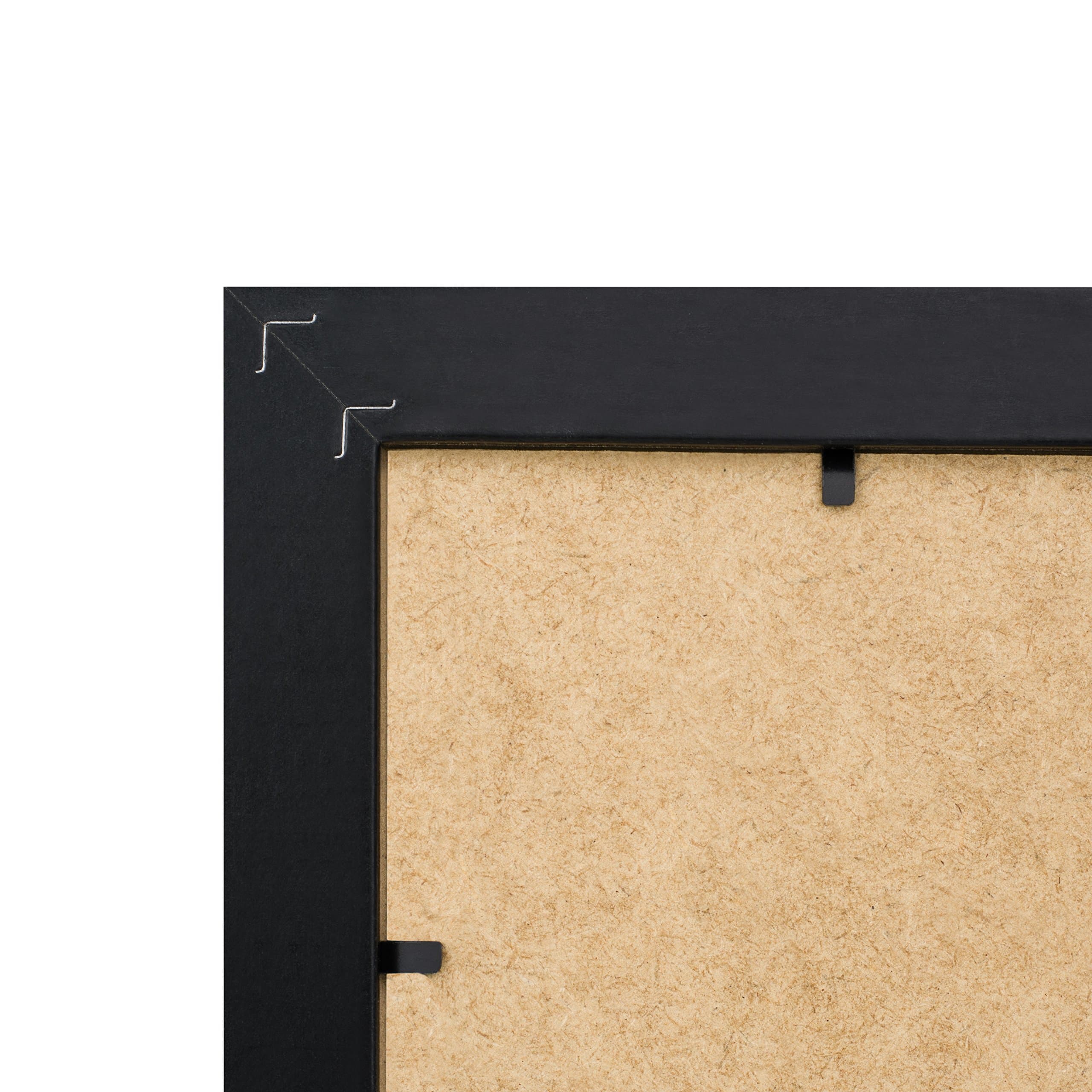 Ruby Range Black Wooden Frame Pack of 1 Picture and Photo Frame Home and Office 17x22 INCHES