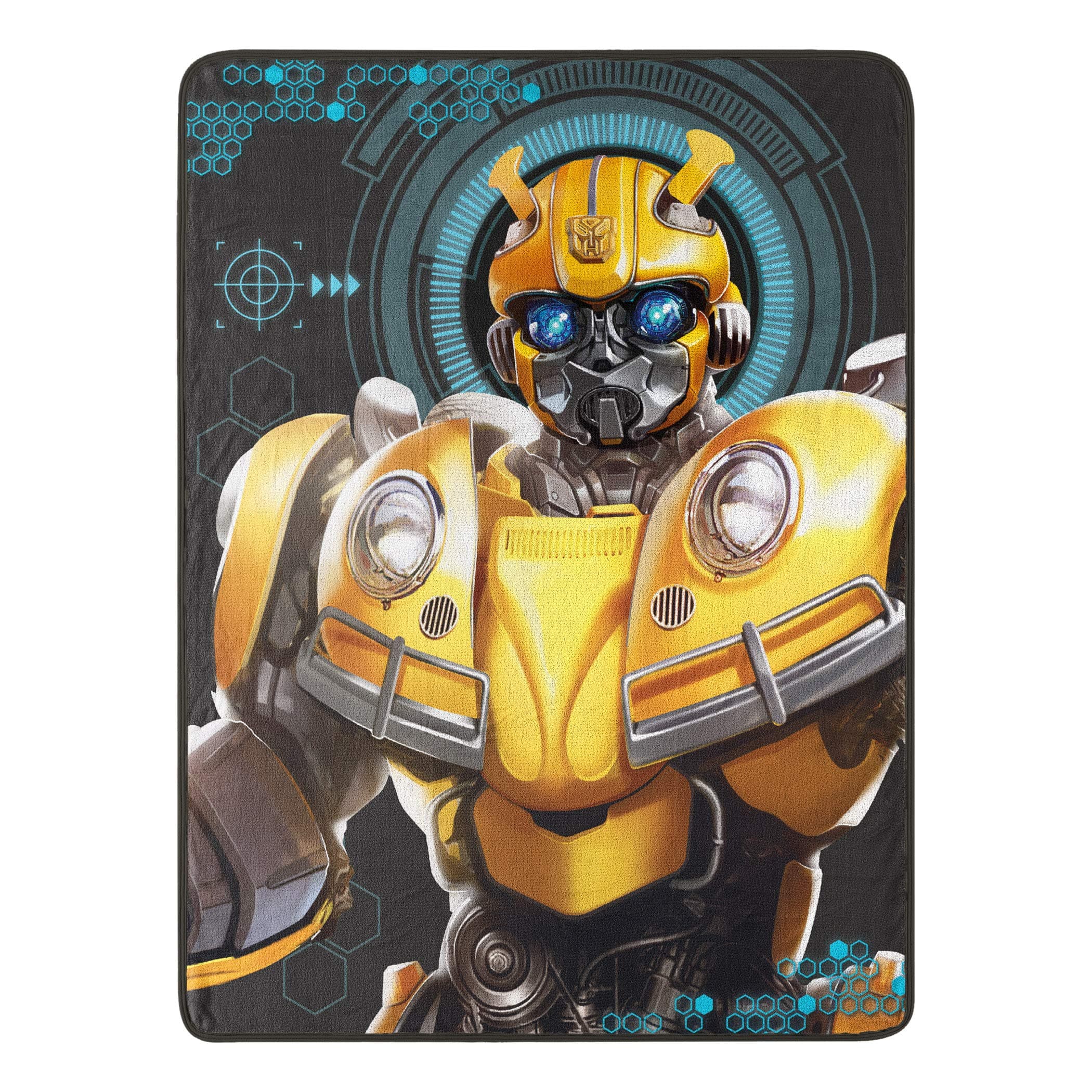 Transformers Micro Raschel Throw Blanket, Ultra Soft Throw, 46 x 60 Inches, Be Alert