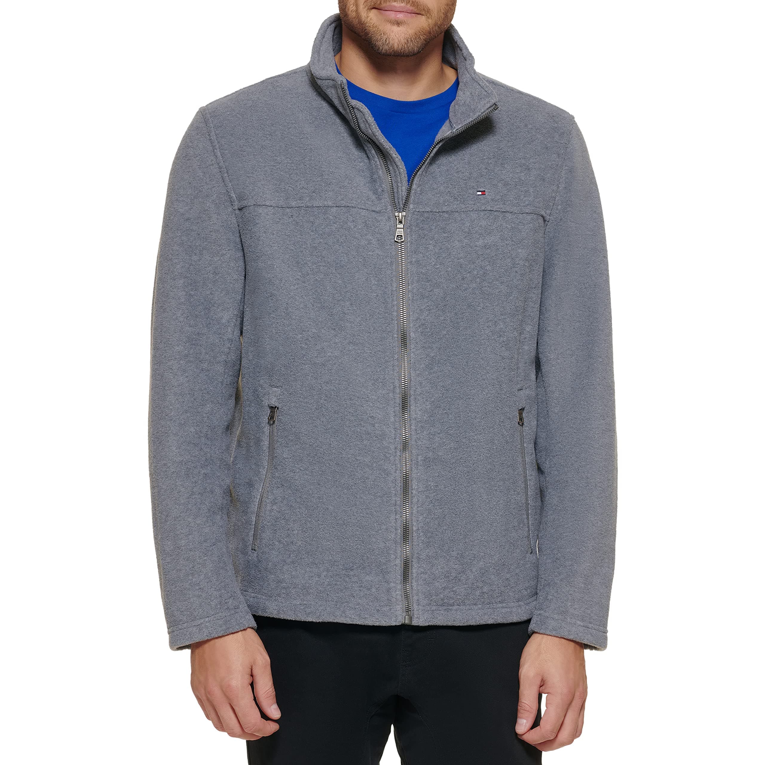 Men's Classic Zip Front Polar Fleece Jacket