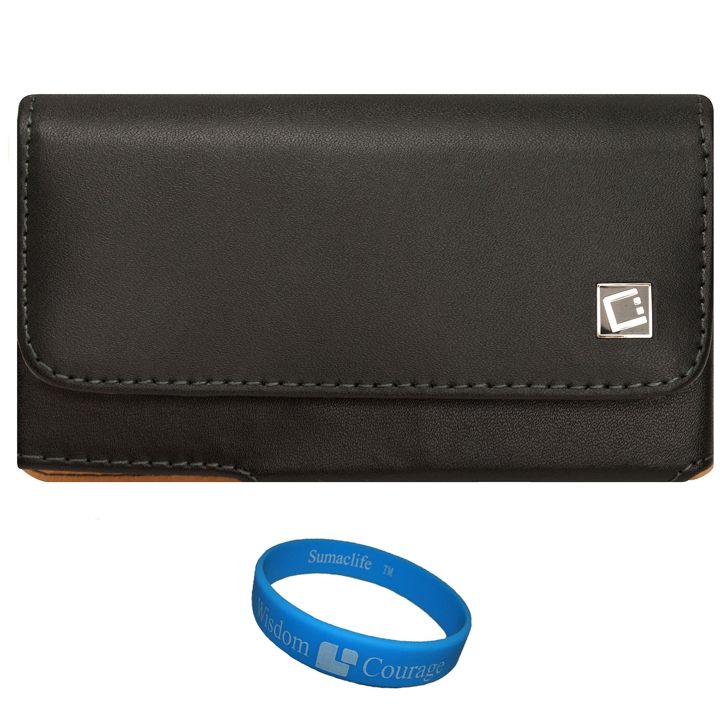 Black Horizontal Noble Case with Removable Belt Clip for Nokia Lumia 1020, Nokia Lumi 625, Nokia Lumia 928, Nokia Lumia 925, Nokia Lumia 720, Nokia Lumia 822, Nokia Lumia 810 and Wristband