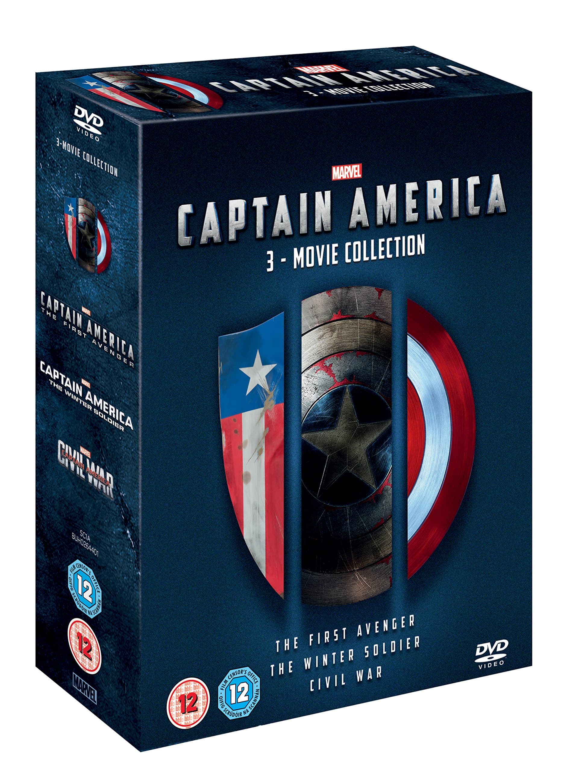 Captain America 1-3 [DVD]