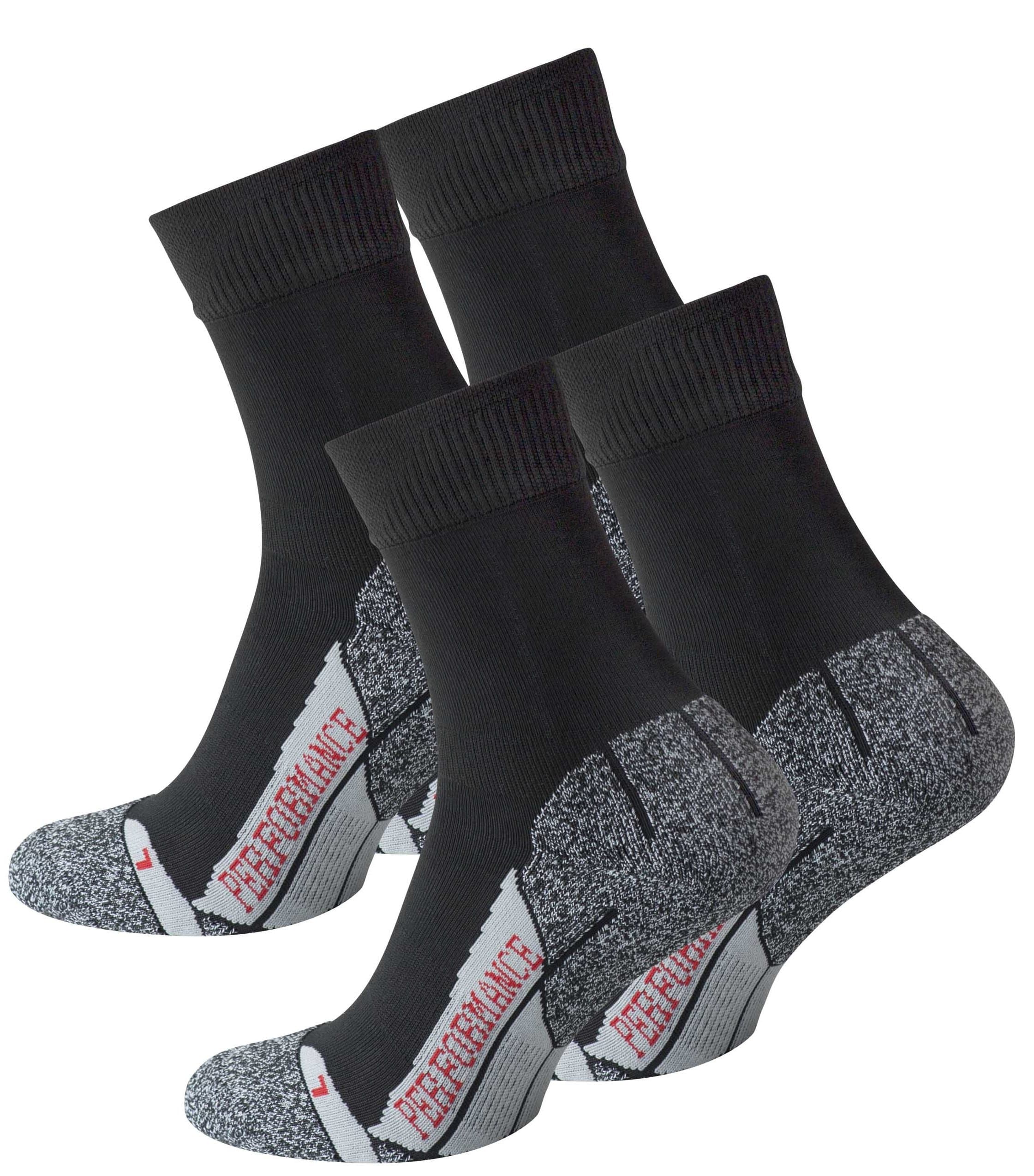 VCA 2 Pair original Multi-functional Socks, Hightech PERORMANCE - Special Cushioned, Trekking-Socks UNISEX