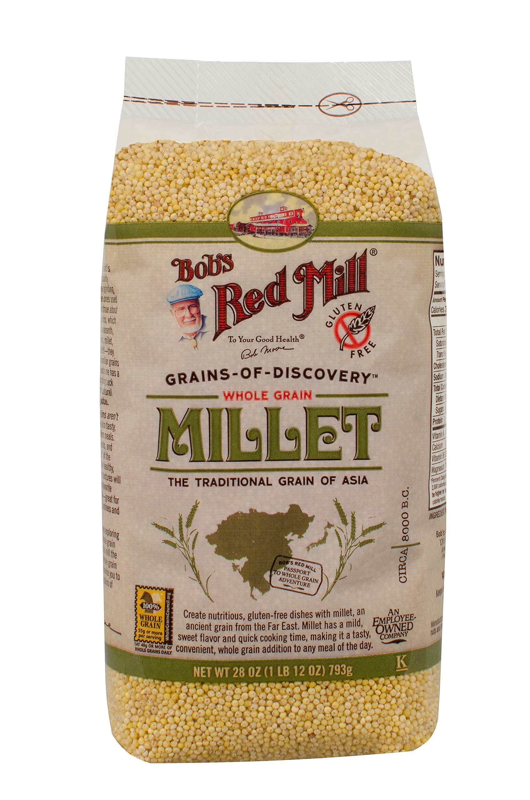 Bob's Red Mill Whole Grain Millet, 28-ounce