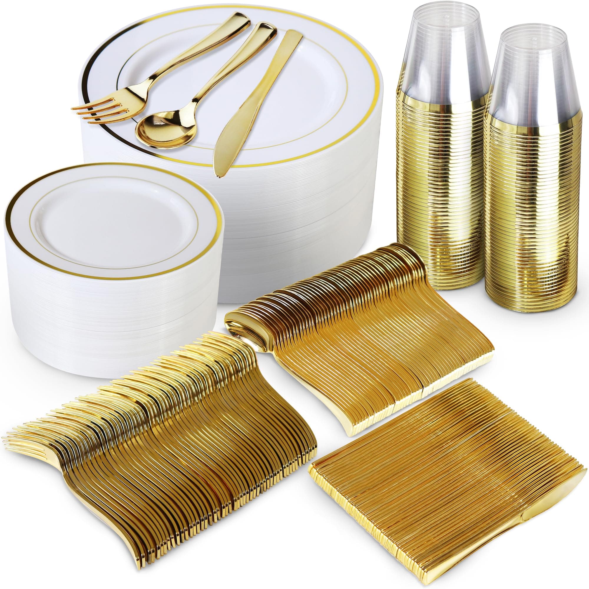 Gold Dinnerware Set
