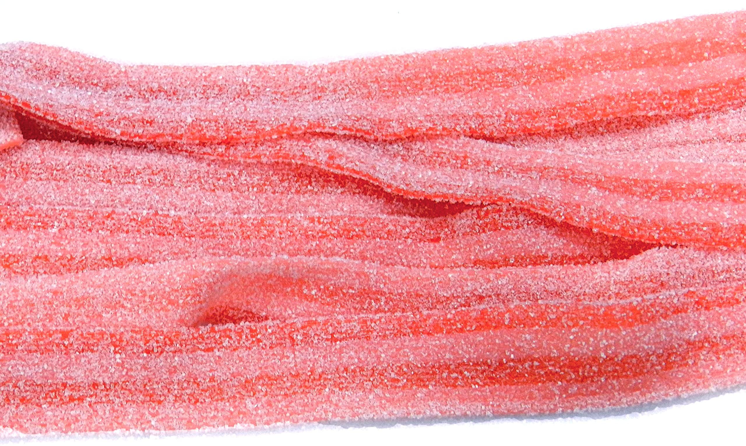 Sour PowerPremium Candy Belts, Raspberry/Cherry, 6.6 lb