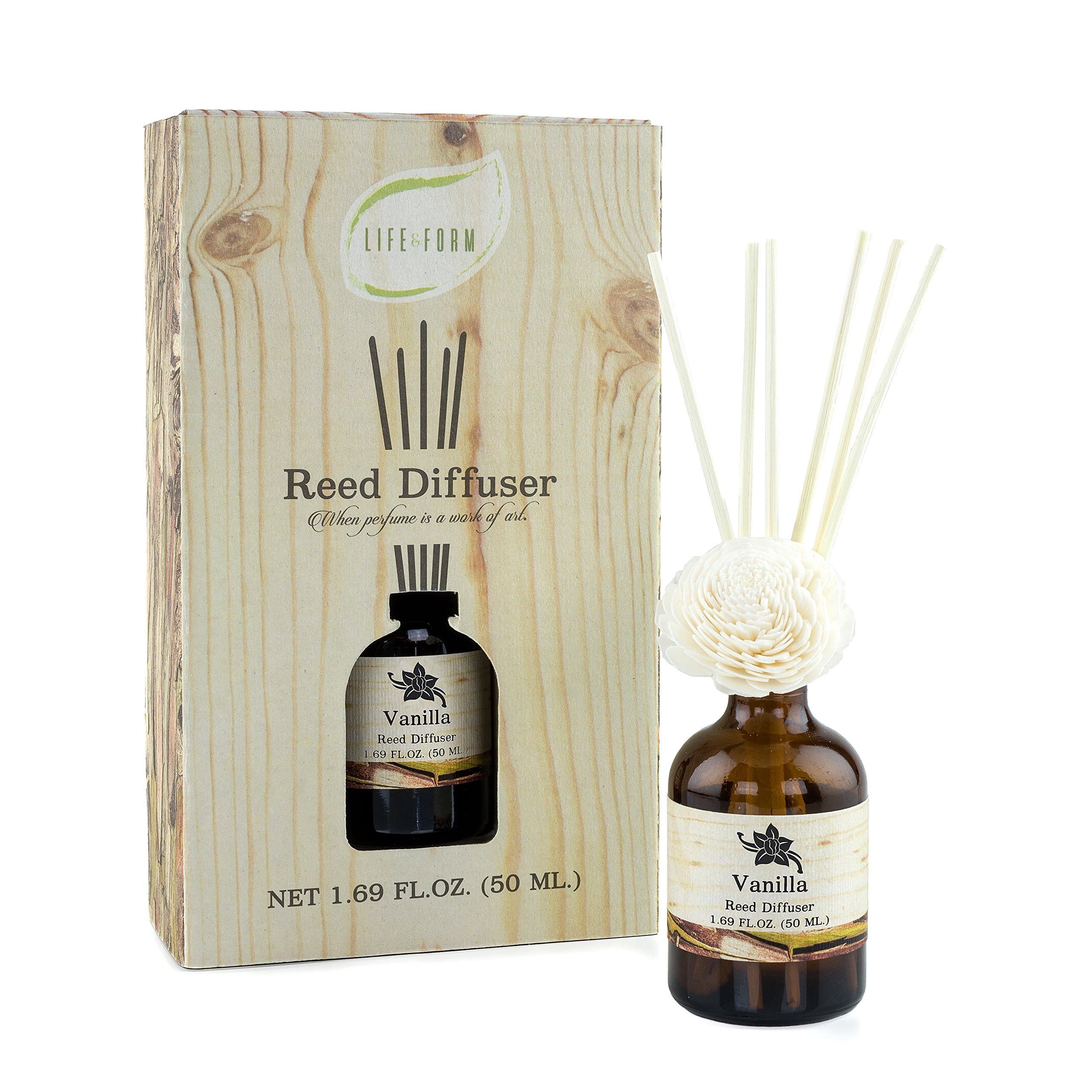 Phutawan Natural Aroma Reed Diffuser Alcohol Free 50 ml (Vanilla Scent)