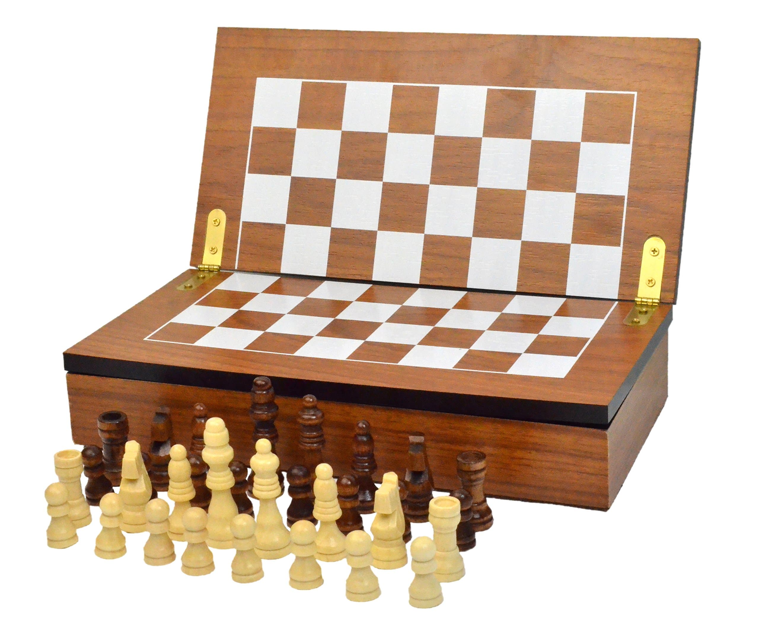 Chess Armory Chess Set Box Compact Collapsible Folding Chess Set