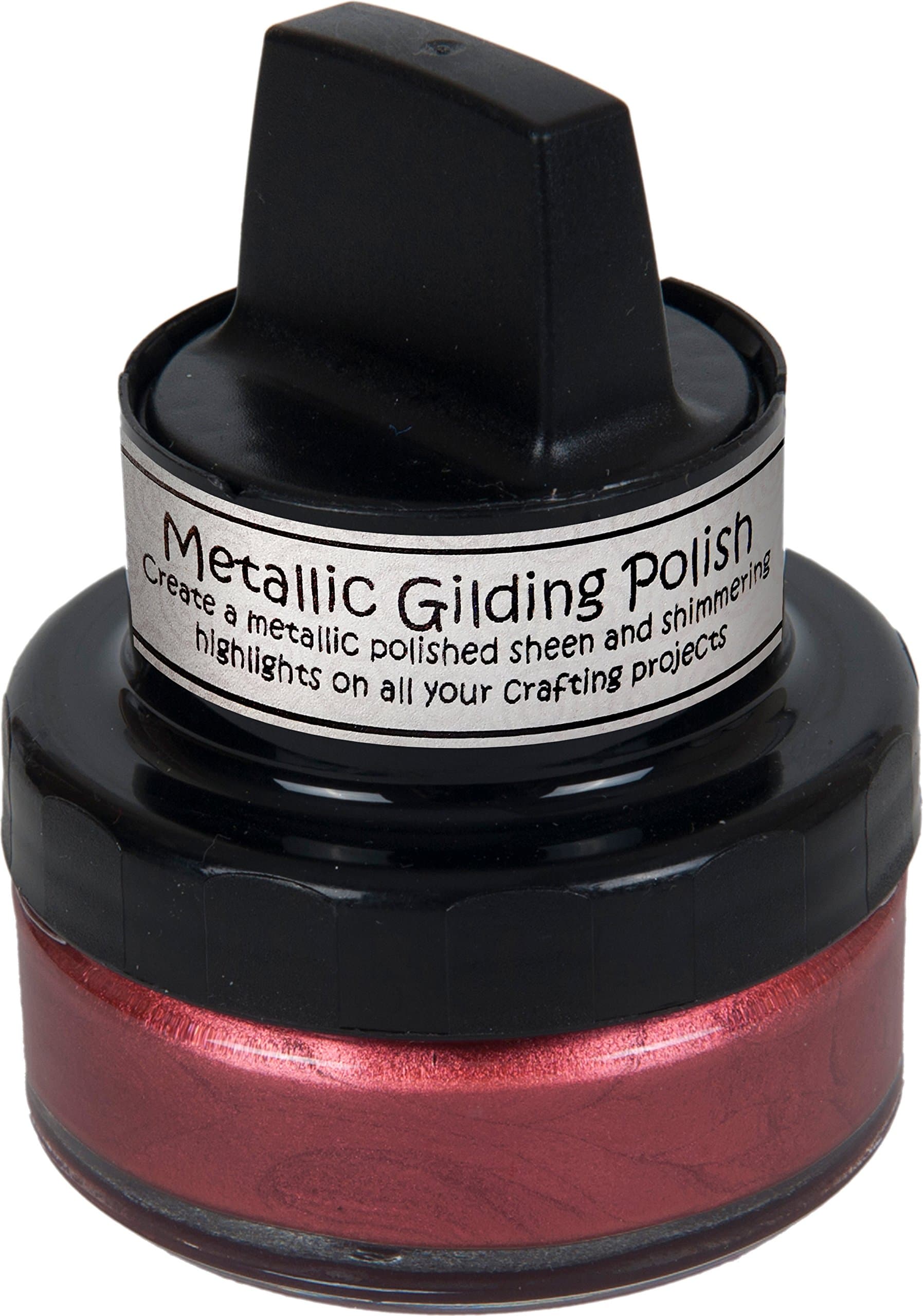 Creative Expressions Metallic Gilding Polish, Rich Red