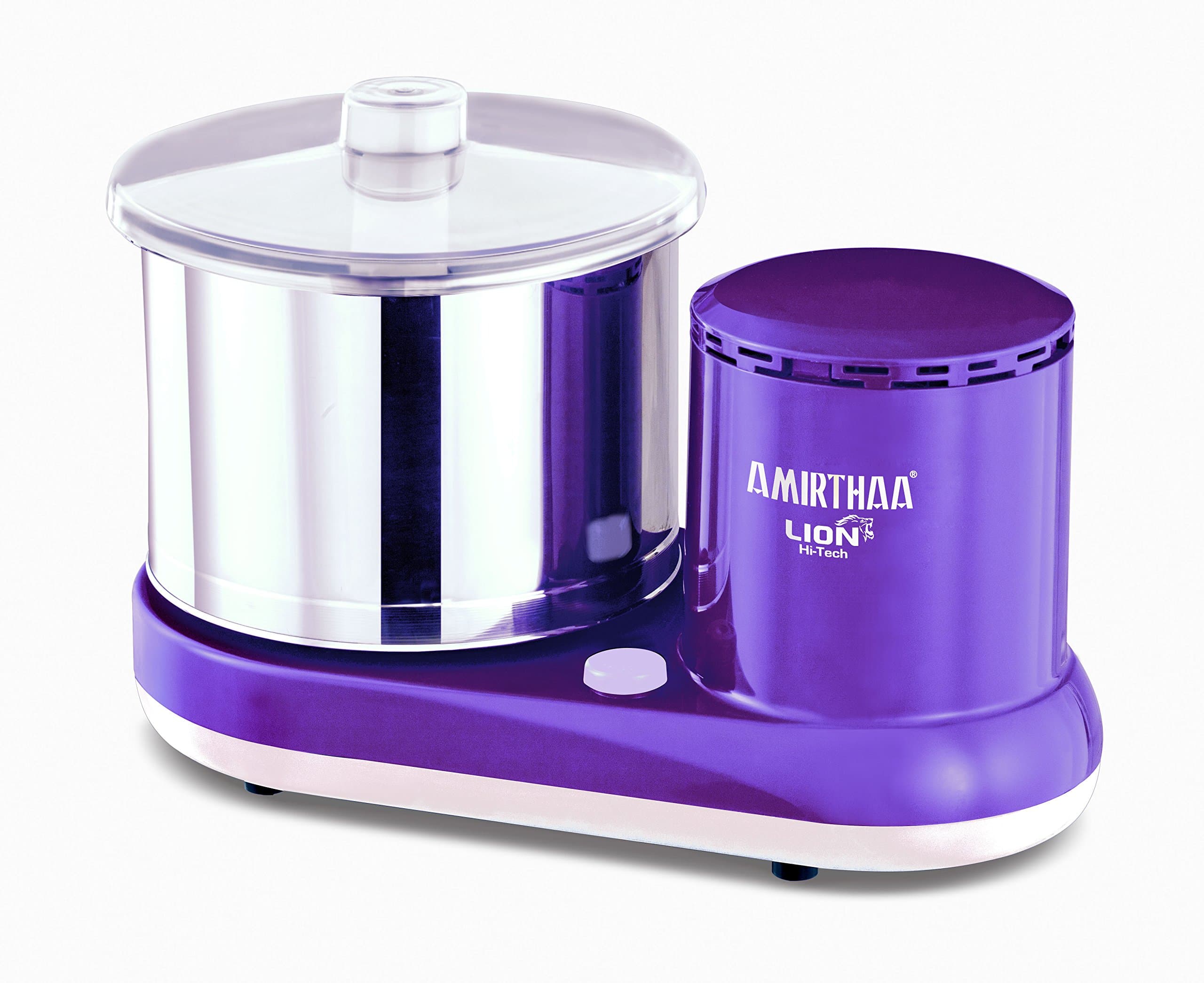 Amirthaa Lion Table Top Wet Grinder (Lavender)