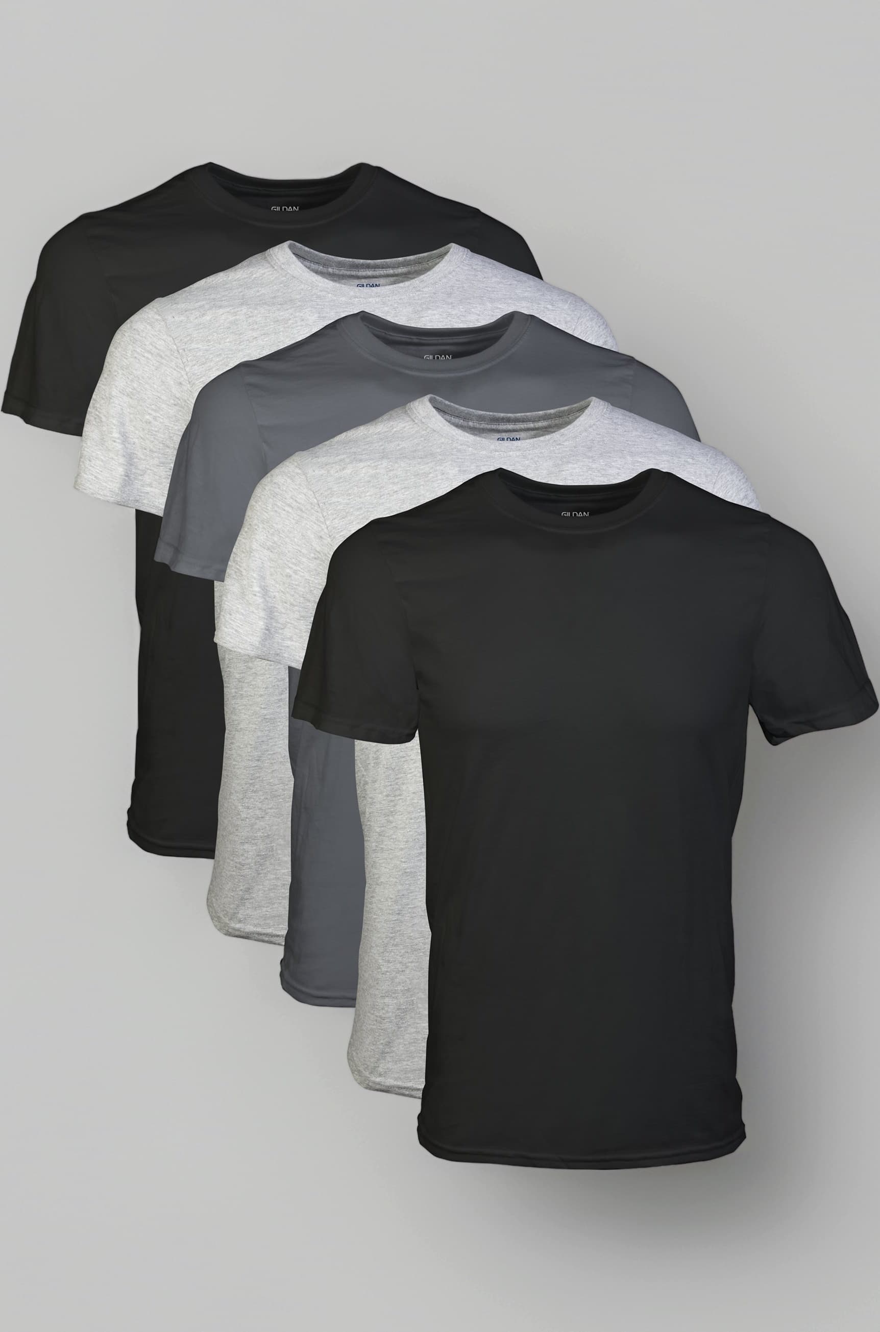 Gildan Men's White Crew T-Shirt Multipack