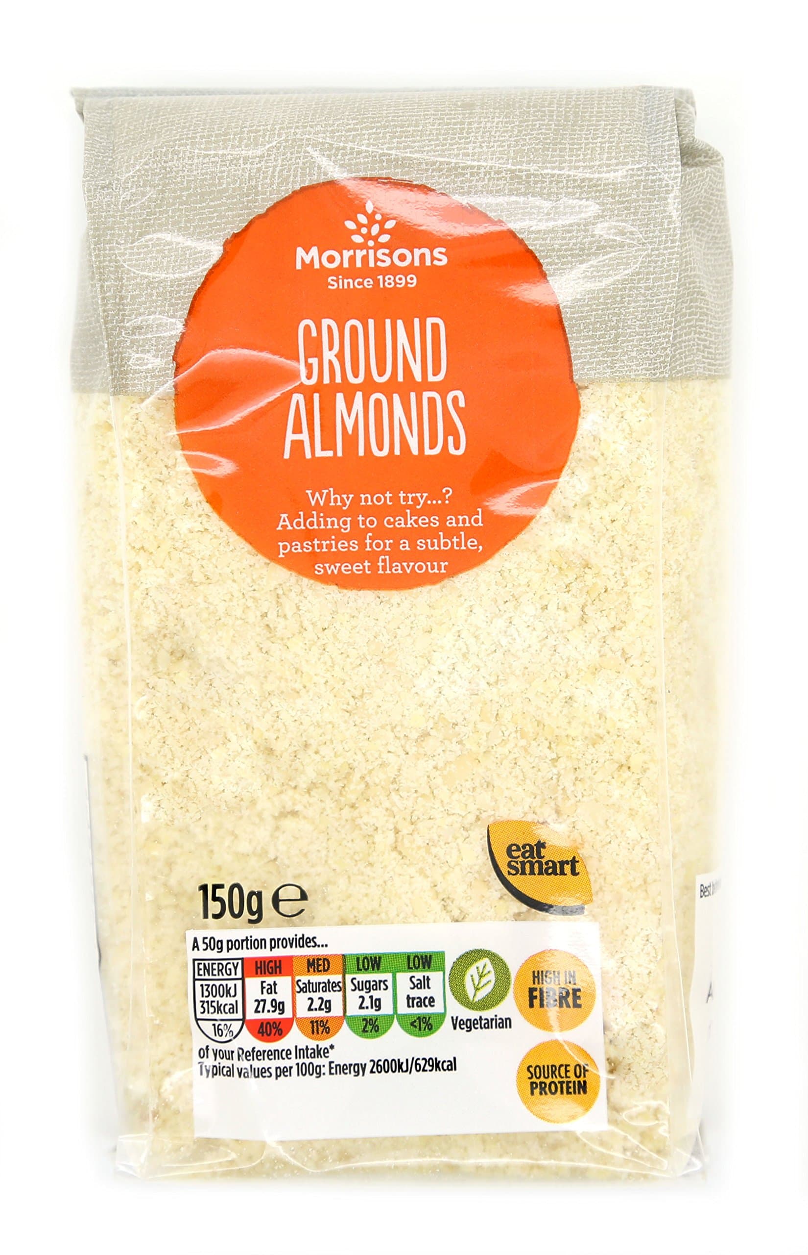 Morrisons Ground Almonds, 150g