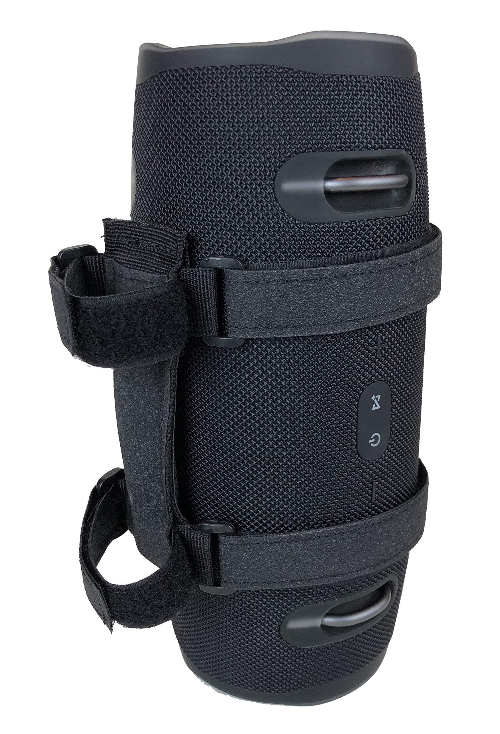 Jumbo Speaker Mount for Large Bluetooth Speakers 12"-24" Circumference Great for UTV Golf Cart Boat Wakeboard Tower Holder Strap Wireless Attachment Roll Bar Rail Accessory Side by Side