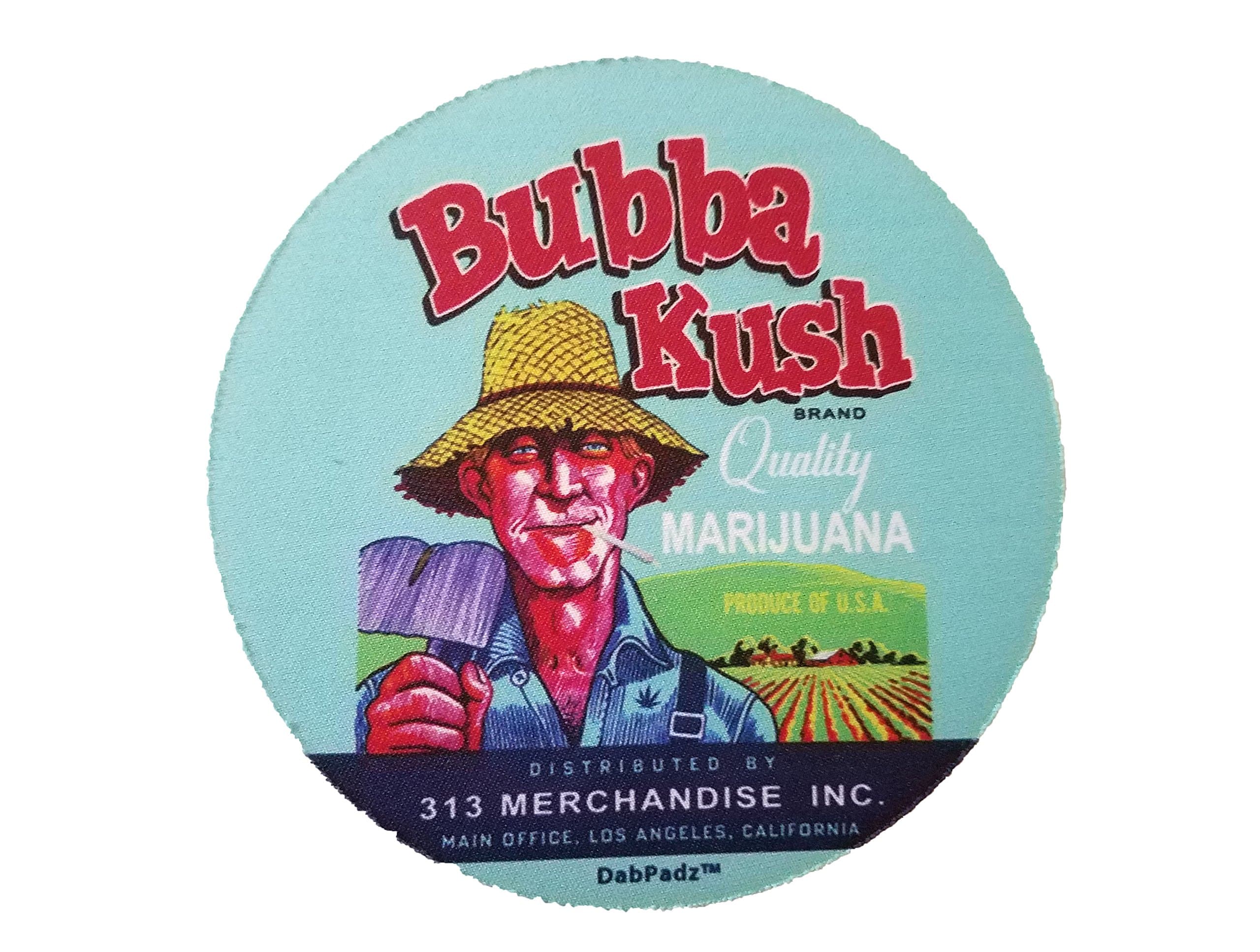 Bubba Kush 5" Round Fabric Top Dab Mat/Pad