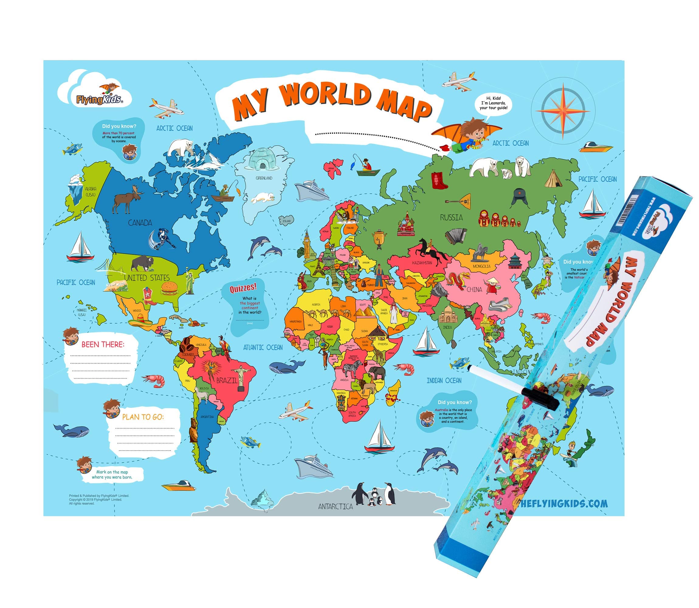 World poster map