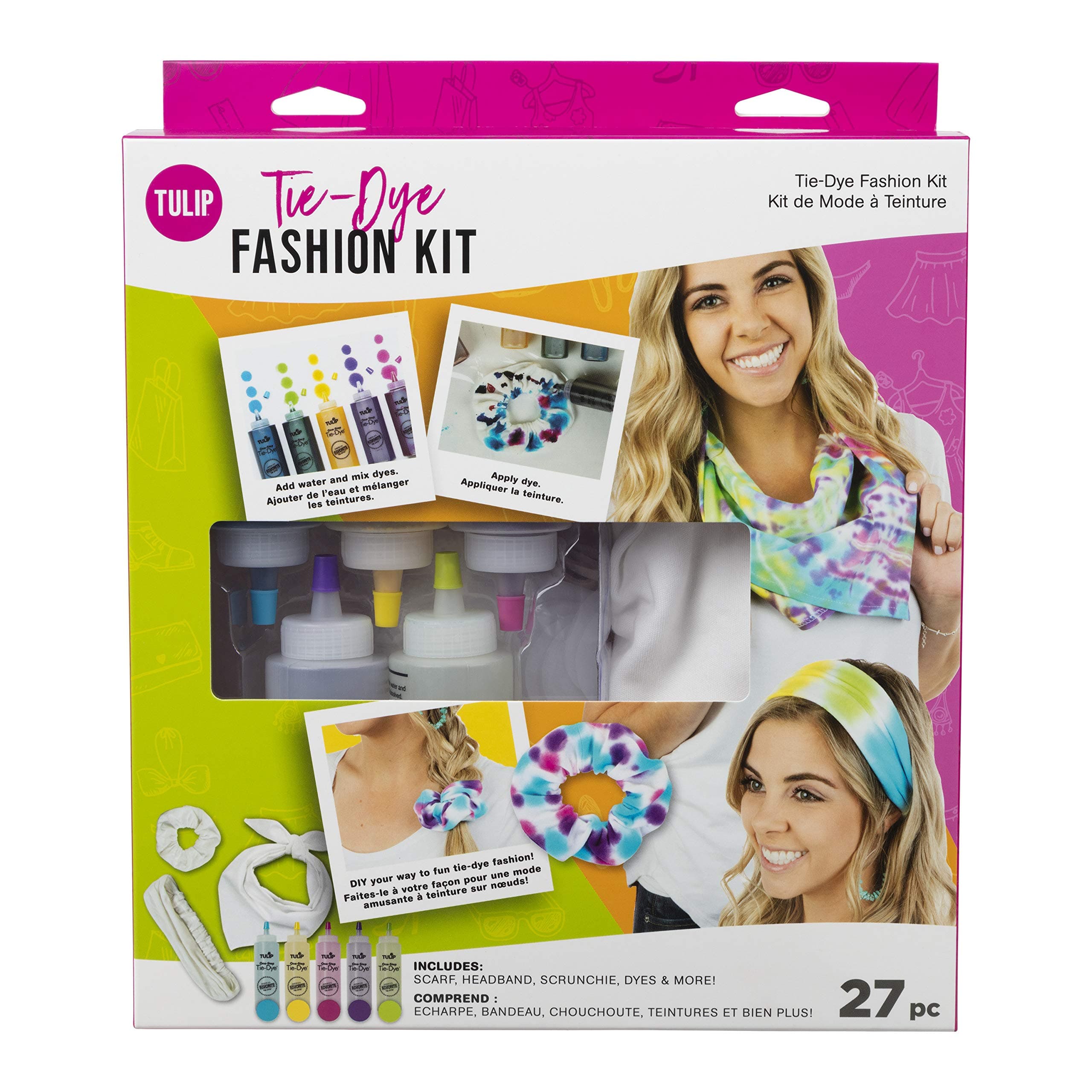 Tulip One-Step Tie-Dye Kit, 5 Bright Tie-dye Colors
