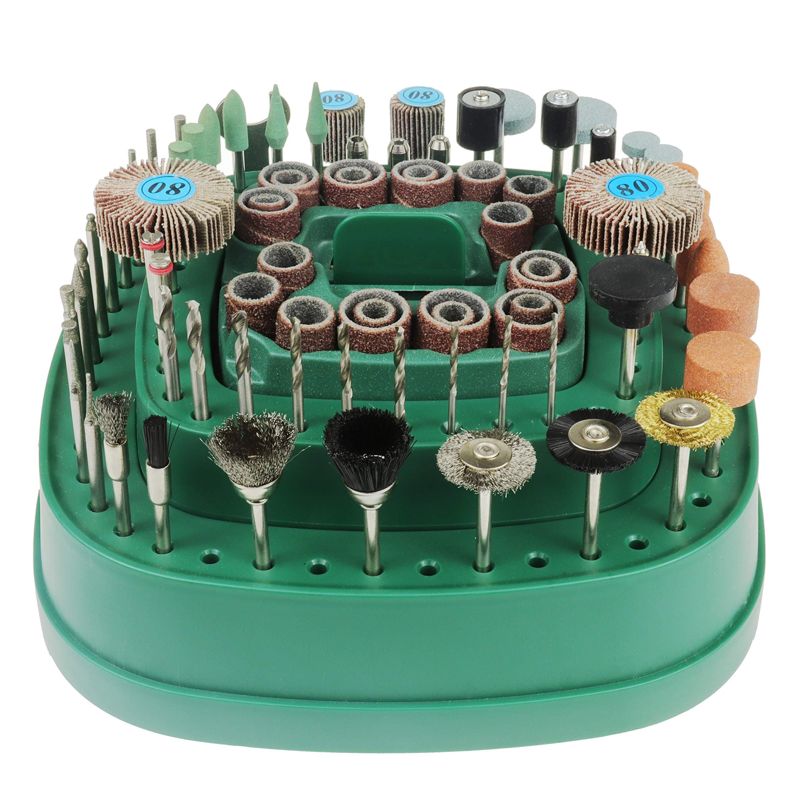 Rotary Tool Accessory Kit 276 PCS 1/8'' Shank Compatible with Dremel Rotary Tool Fits for Sanding Polishing Cutting and More