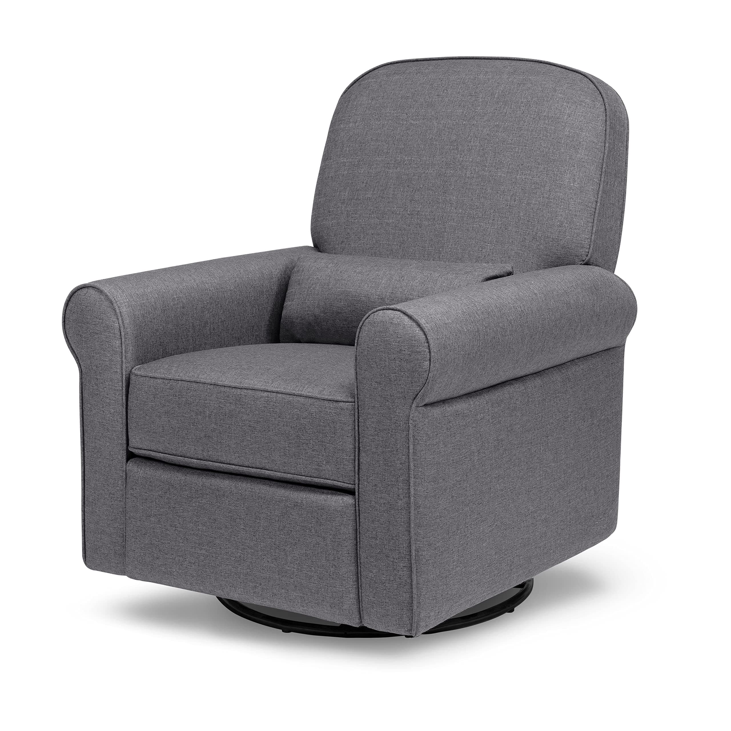 DaVinci Ruby Recliner and Swivel Glider in Shadow Grey, Greenguard Gold Certified