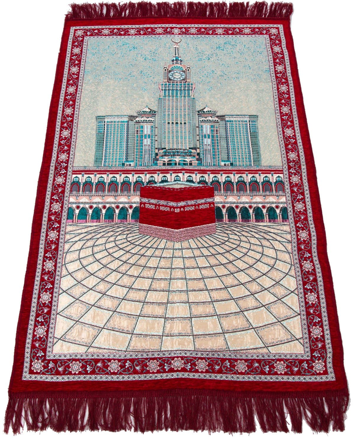 Muslim Prayer Rug, Premium, Red