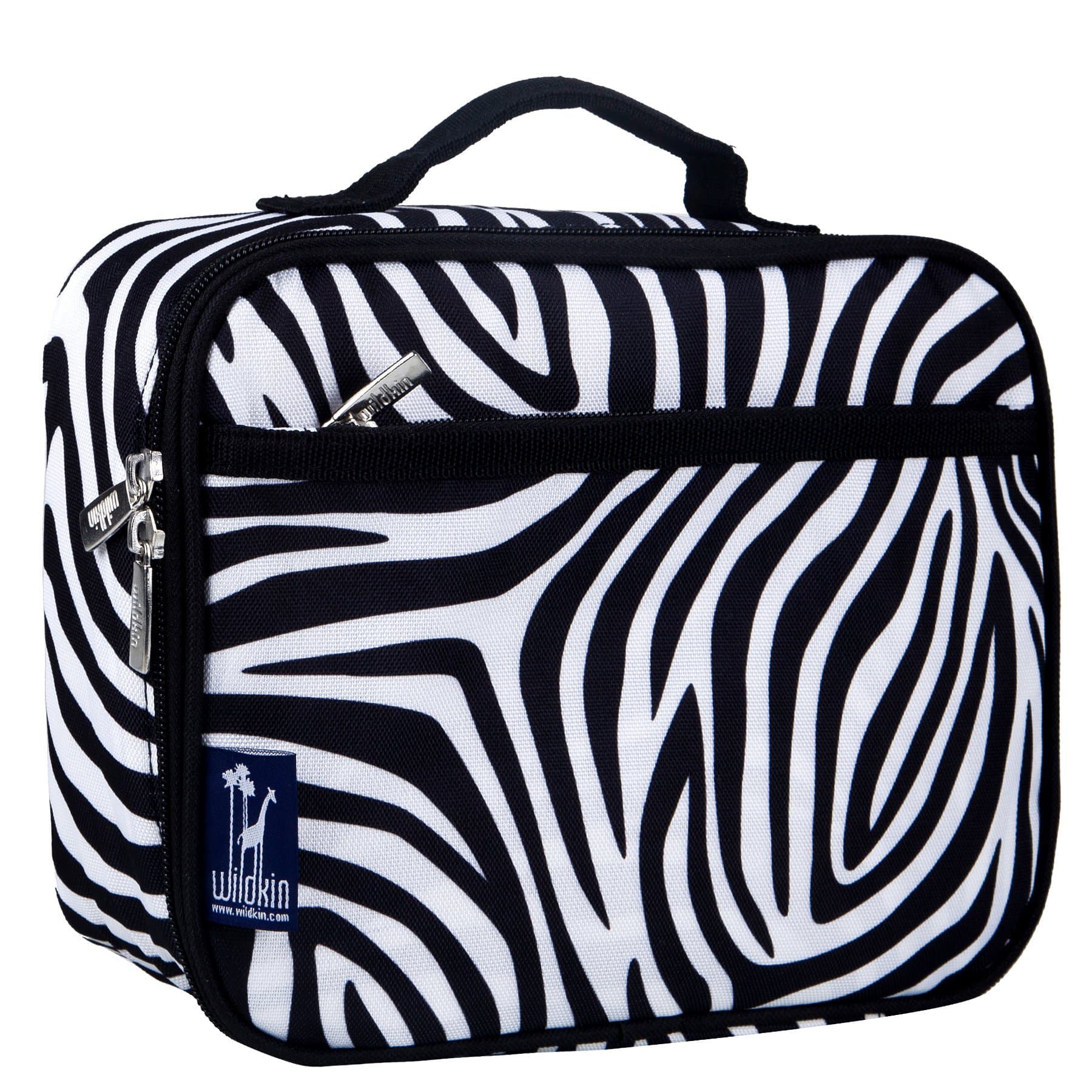 Wildkin Lunch Box Girls, Polyester, Zebra