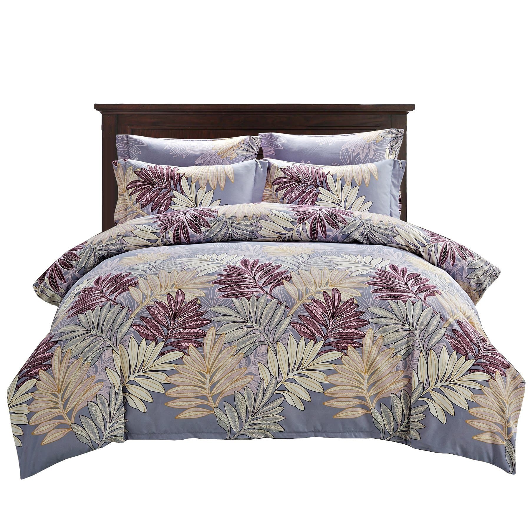 Leaf Pattern Duvet Cover Set