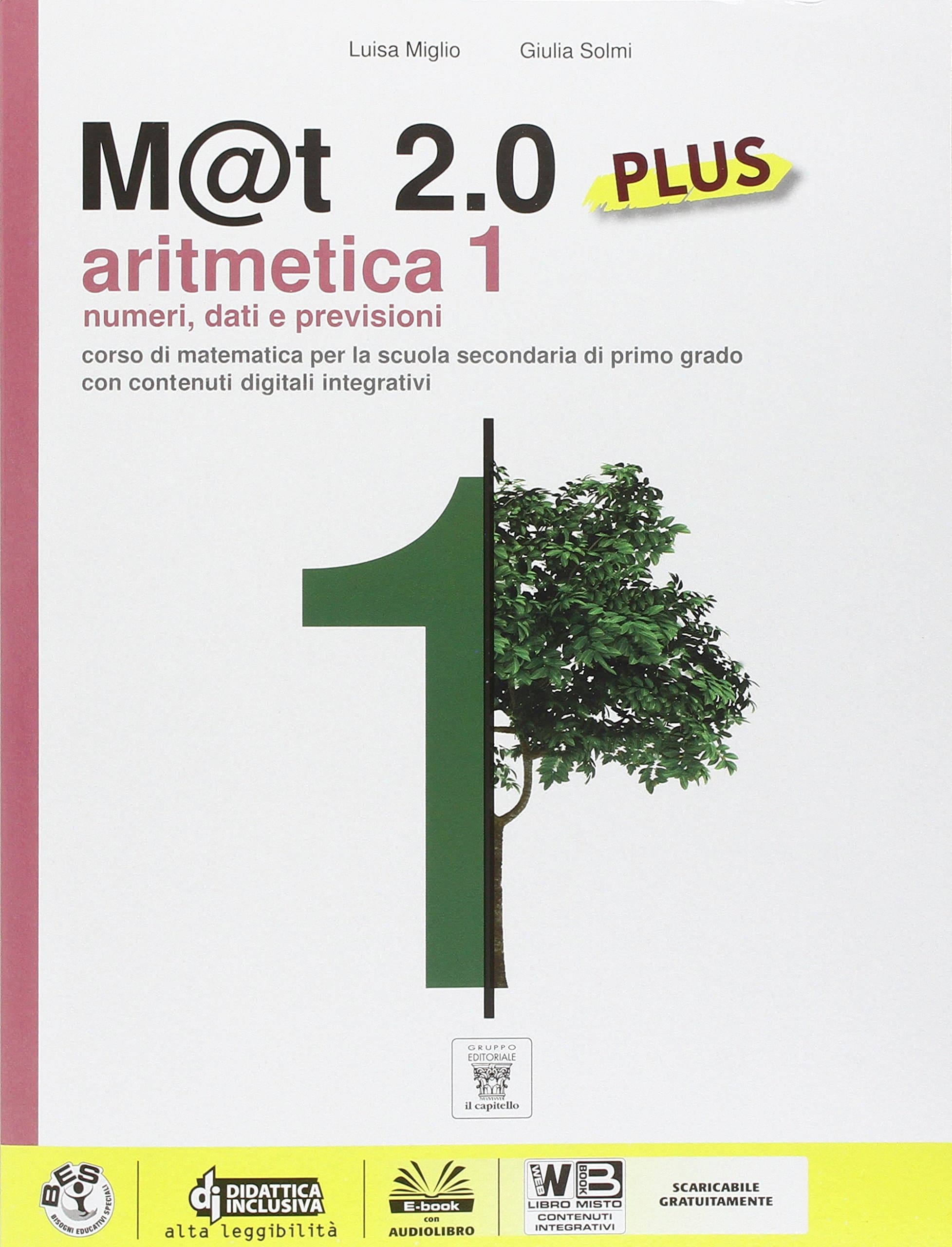 M@t 2.0 plus. Per la Scuola media. Con e-book (Vol. 1)