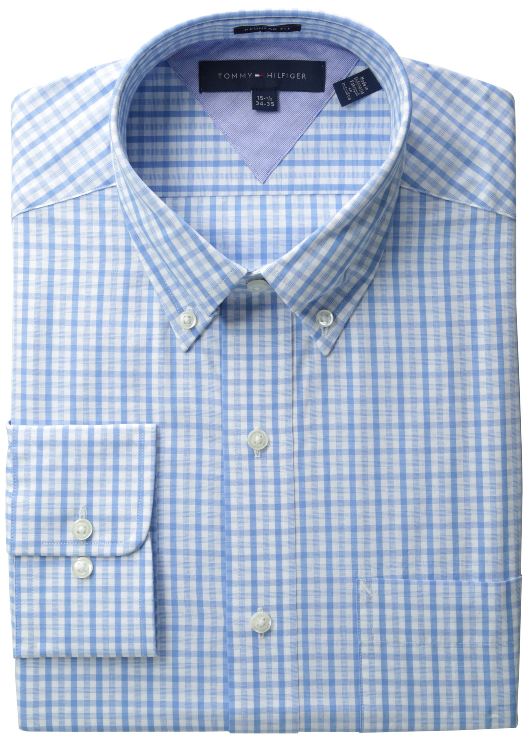 Tommy Hilfiger Men's Long-Sleeve Checked Button-Down Shirt