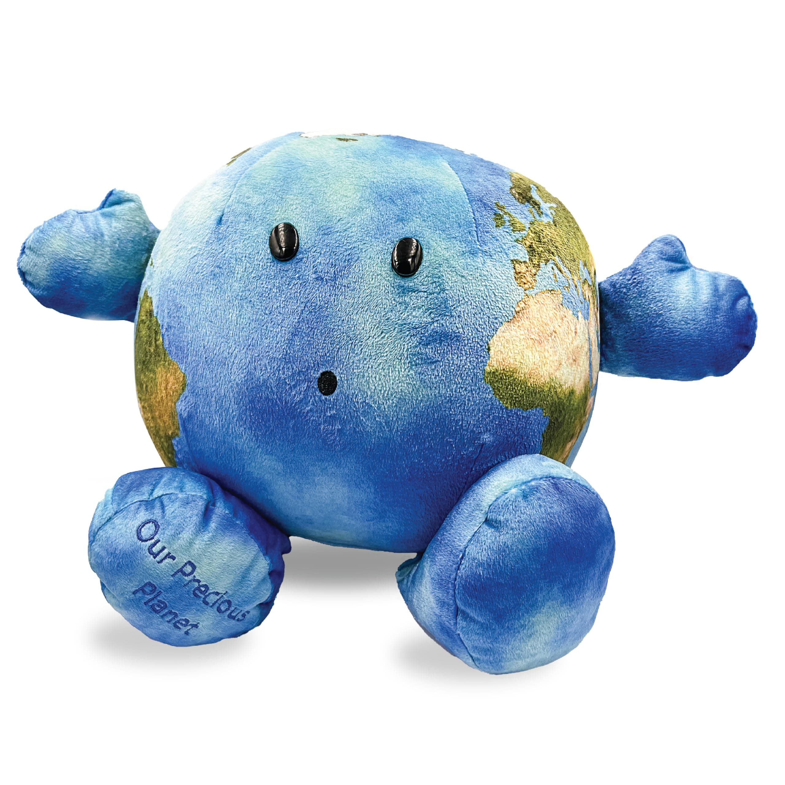 Our Precious Planet | 16" Soft Stuffed Plush, Fun Planet Facts & Climate Change Tag for Kids – STEM Learning, Educational Gift, Classroom & Homeschool Science Space Astronomy | 0+