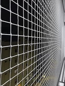 Navagraha 4 × 50 Ft Anti Bird Agro Net/Pigeon Bird Control/Monkey Control (200 sq ft) (White) (4FT× 50FT (White))