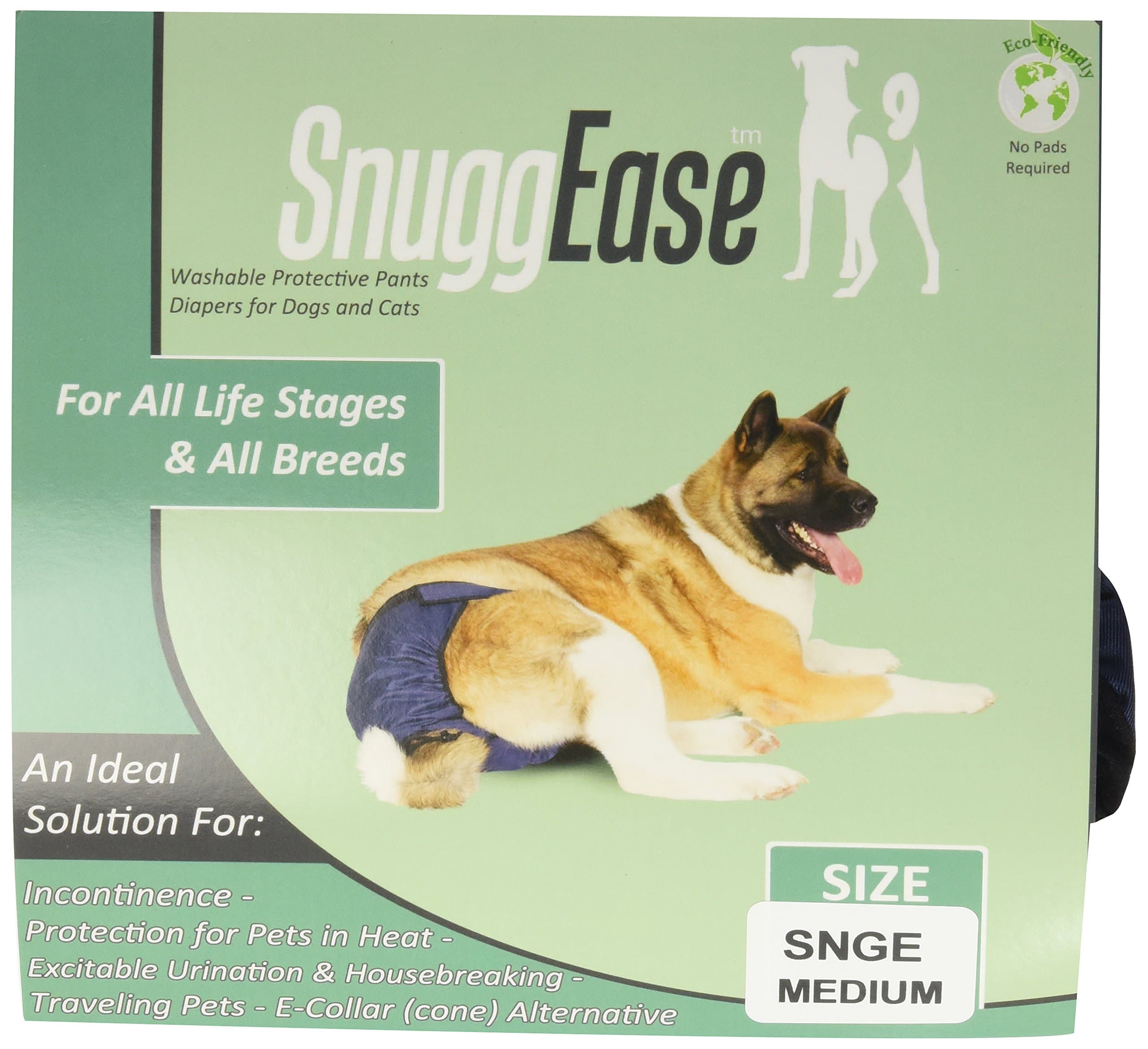 Integrated Pet Solutions SnuggEase Washable Dog Diaper, Medium