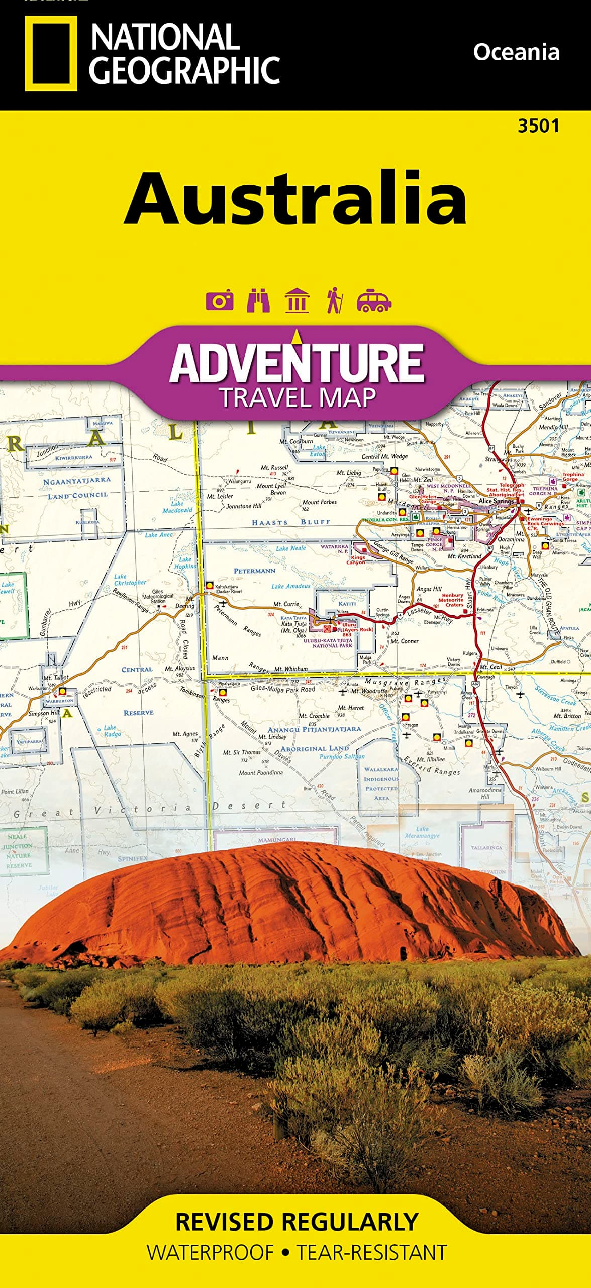 Australia Map (National Geographic Adventure Map, 3501)