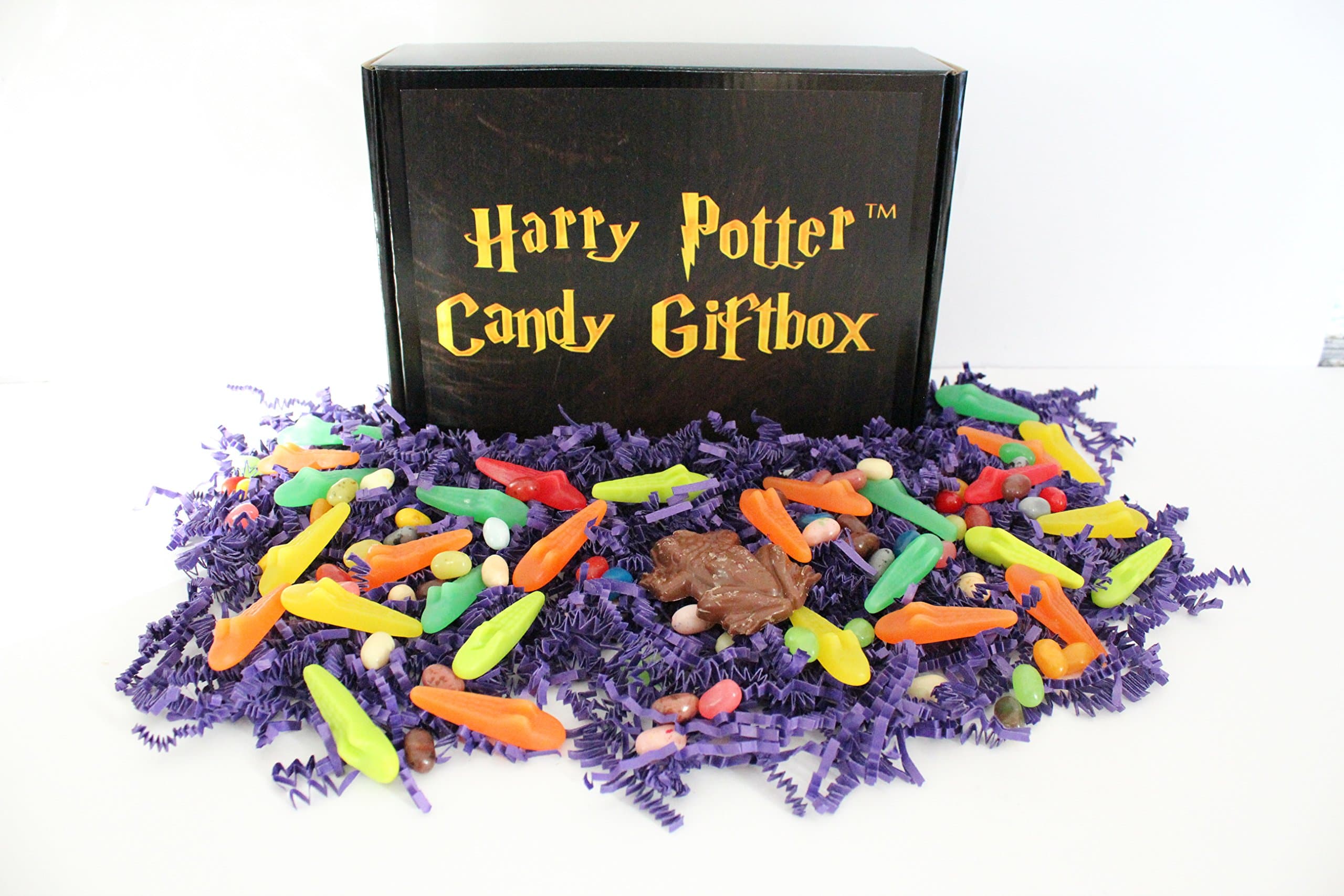 Harry Potter Candy Giftbox with (4) Chocolate Frogs, (4) Bertie Botts Flavour Beans and (4) Jelly Slugs