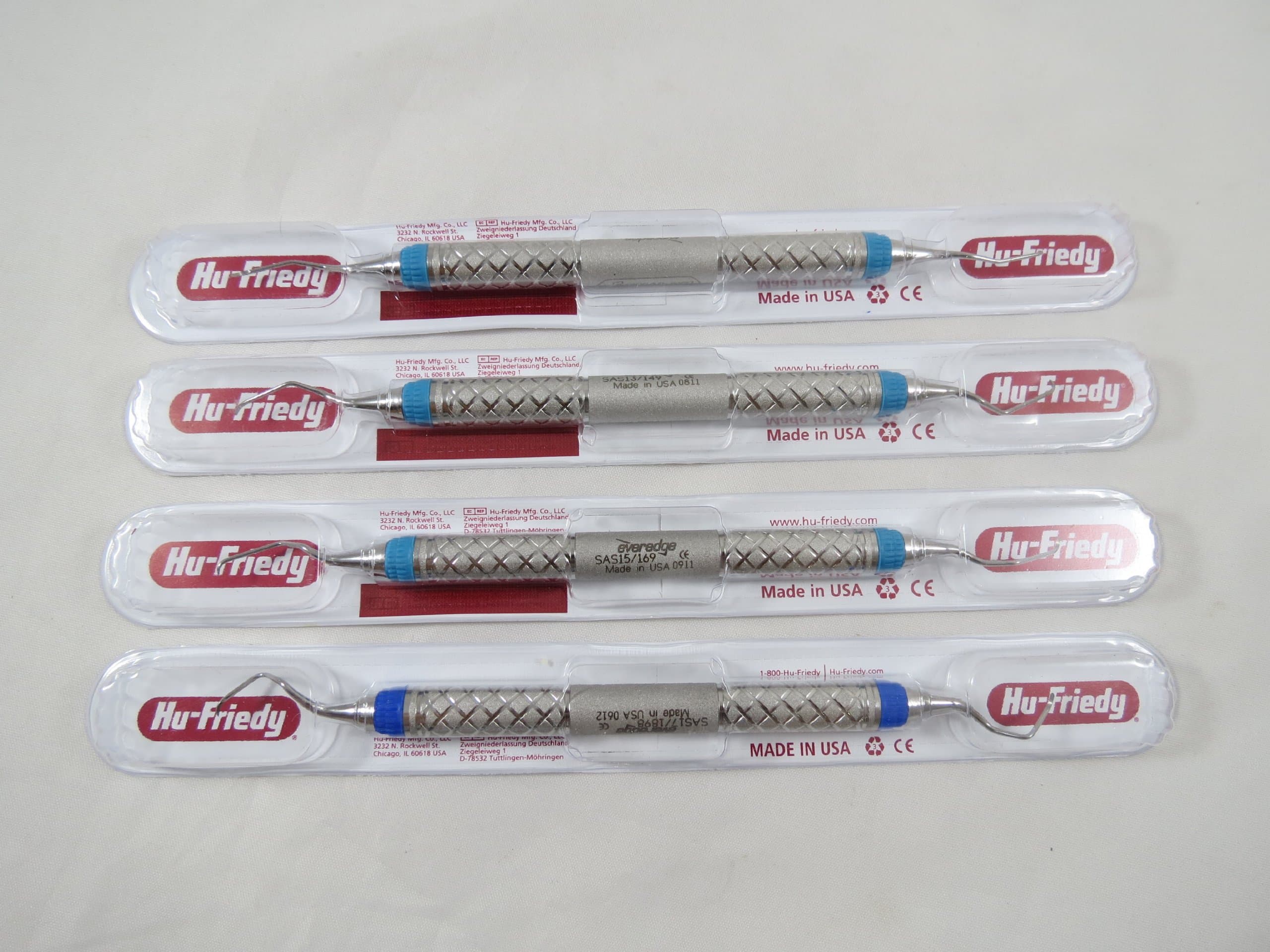Dental Curette Gracey Instrumet Mini Five EverEdge Combo 4 Models HU FRIEDY Original