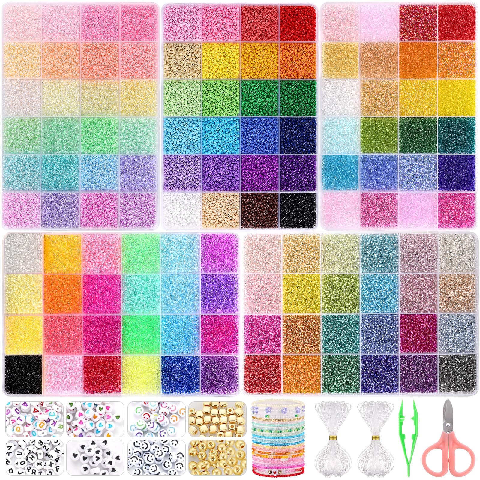5 Types Seed beads Kits