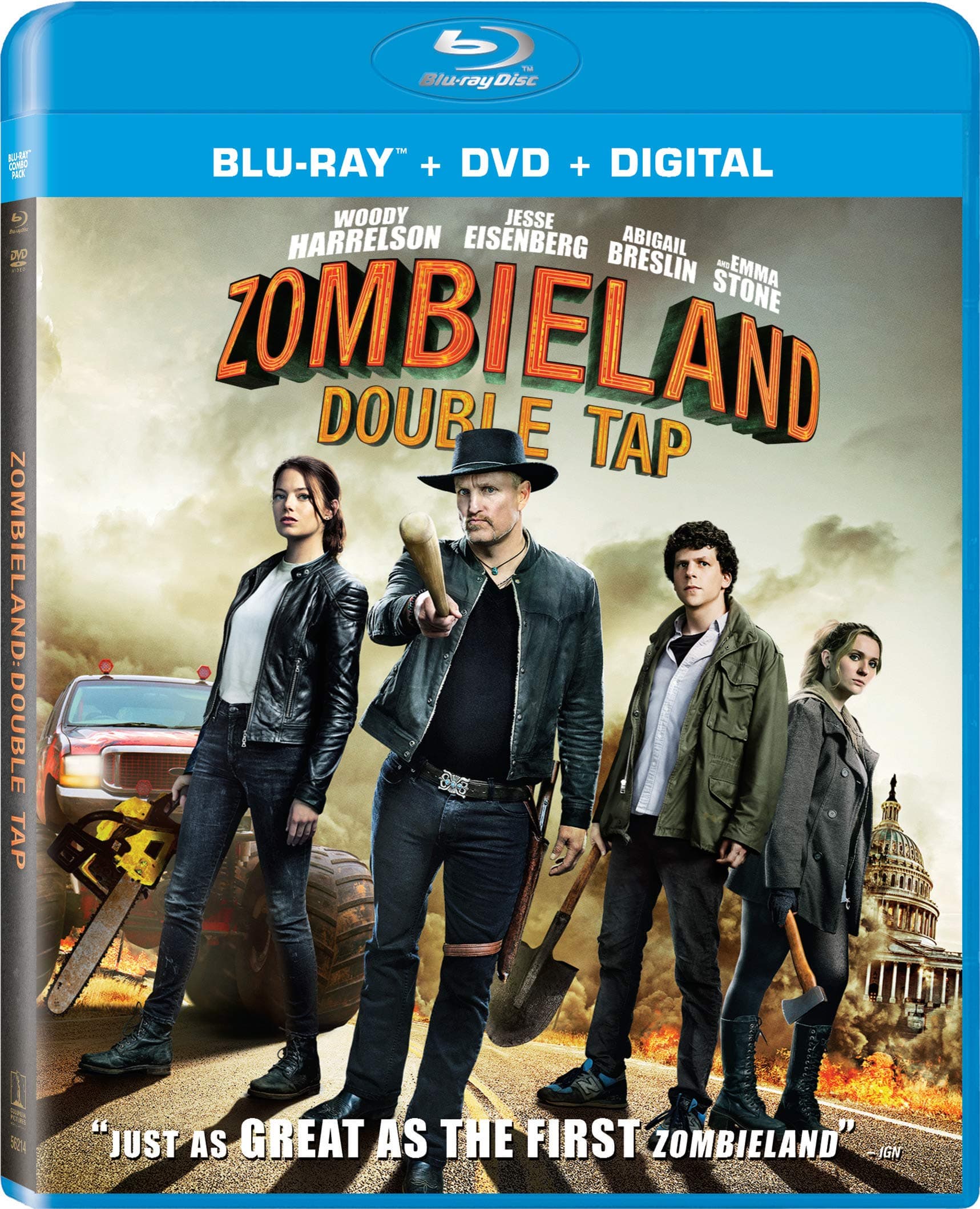 Zombieland: Double Tap - Blu-ray + DVD + Digital
